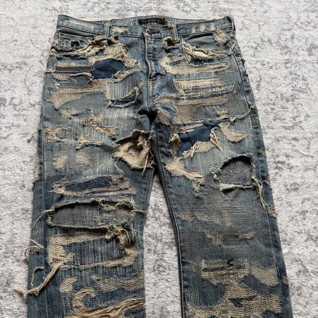 Undercover Undercover AW05 Arts&Crafts 85 Denim Jeans | Size 3 Size US 34 / EU 50 - 4 Thumbnail
