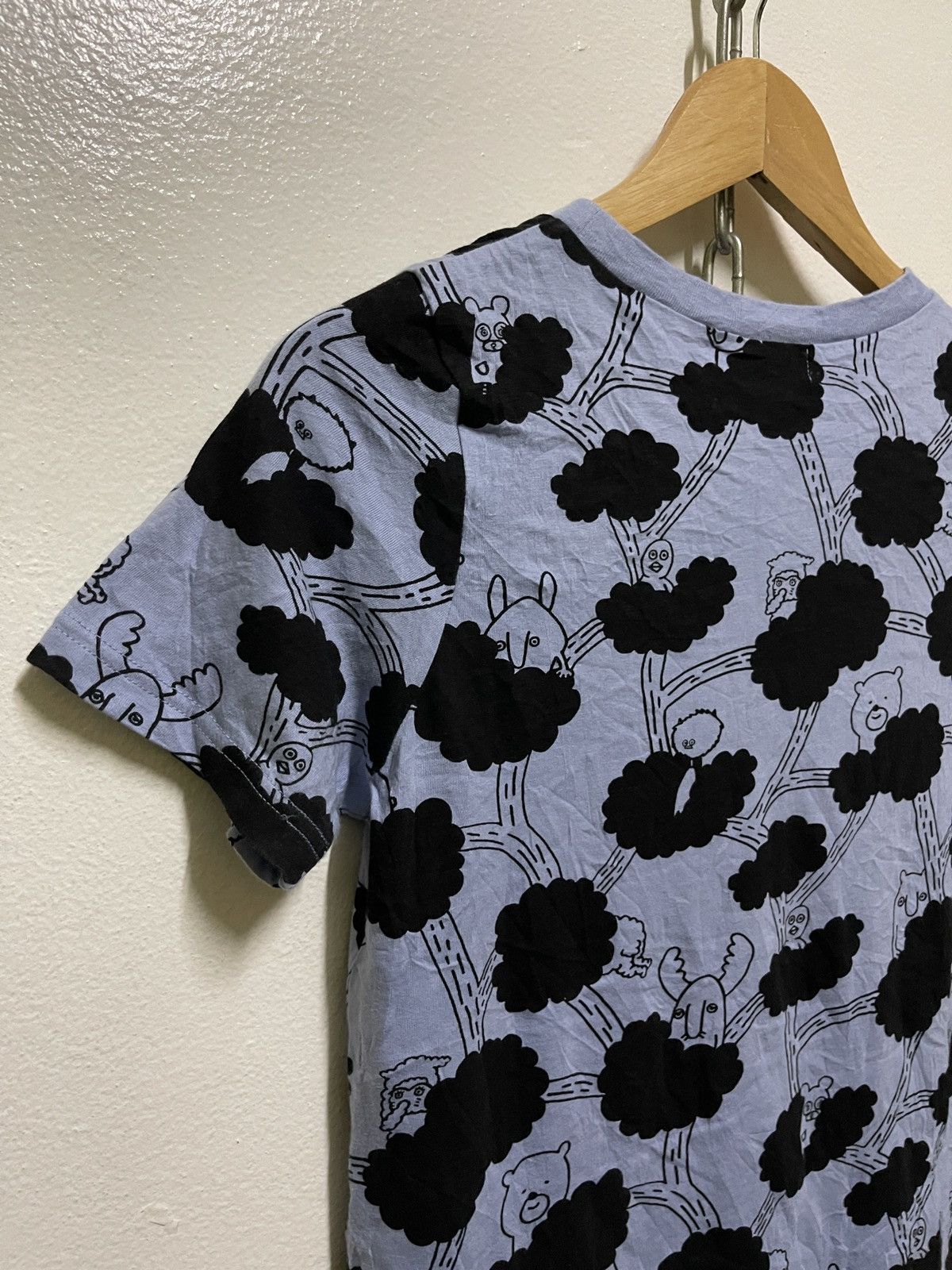 Issey Miyake × Japanese Brand × Ne-Net Ne-net Full Print T Shirt Size M / US 6-8 / IT 42-44 - 8 Thumbnail
