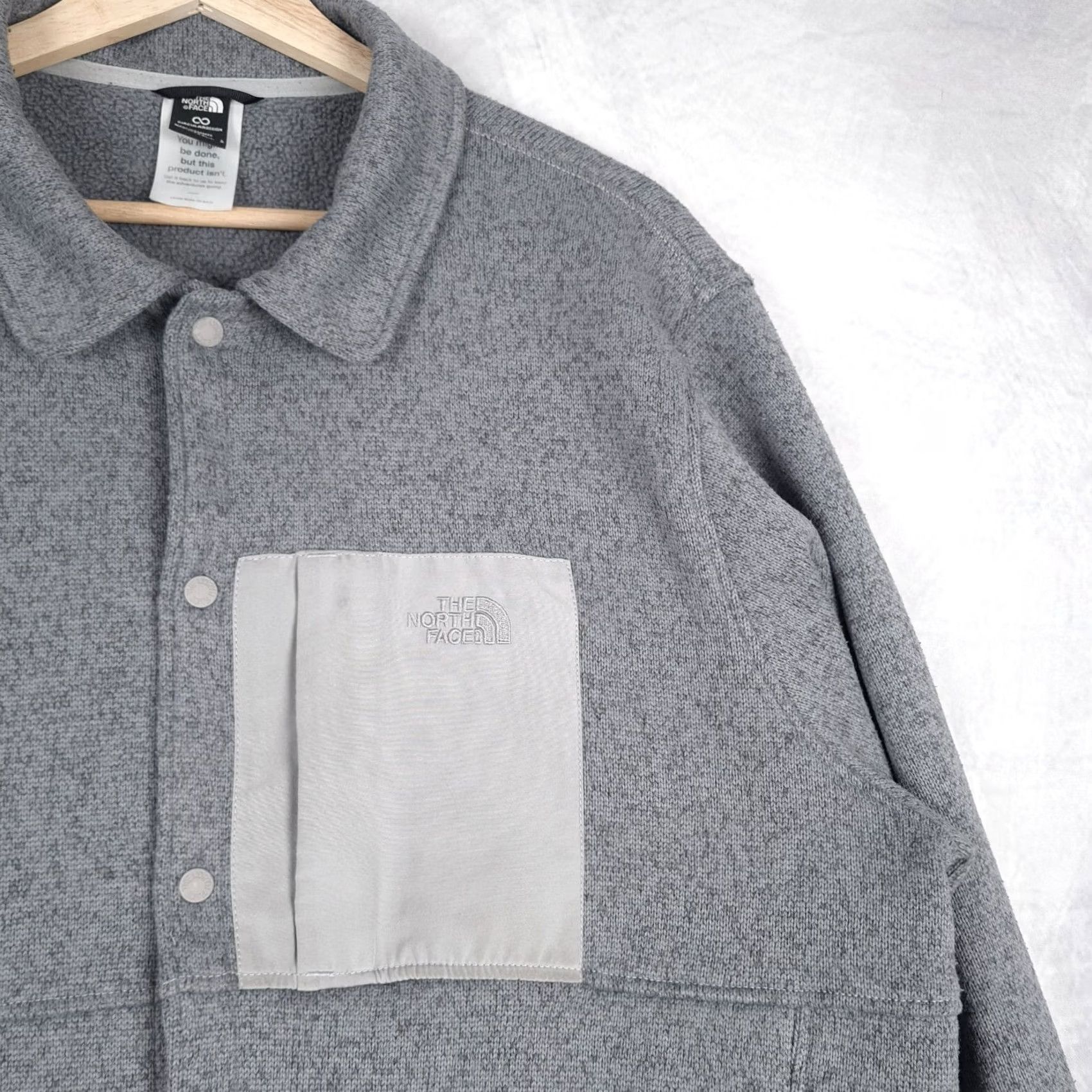 The North Face The North Face Front Range Fleece Shacket Mens Large Gray Snap Overcoat Jackets Shacket Mens Large Gray The North Face Front Range Fleece Shacket Size US L / EU 52-54 / 3 - 4 Thumbnail
