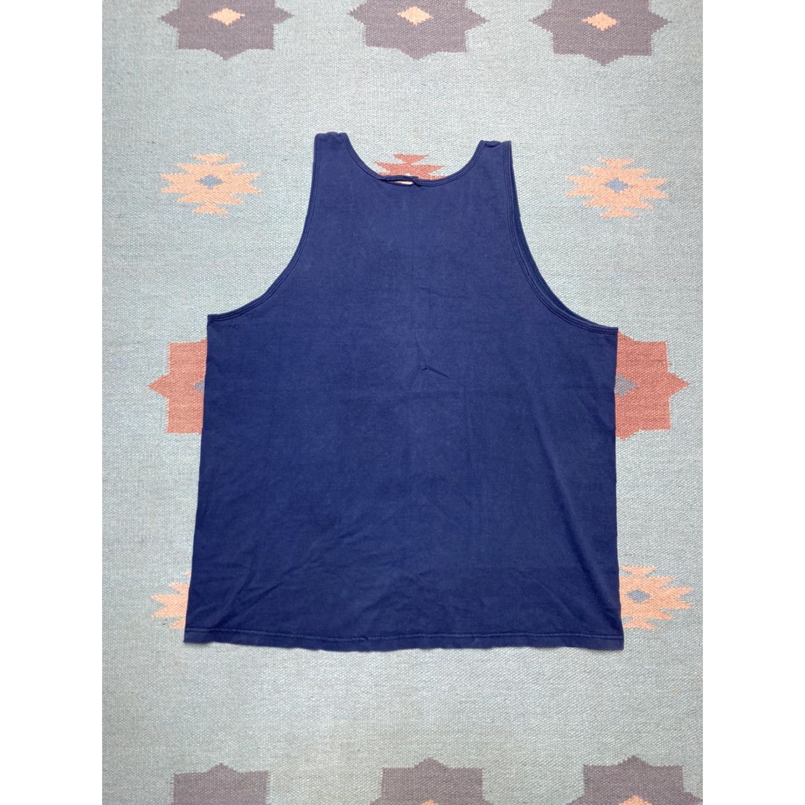 Nautica VINTAGE Psycho Chihuahua T-Shirt Tank Top 1998 Y2K Nautica Parody Dog XL Blue Men Shirt Size US XL / EU 56 / 4 - 5 Thumbnail