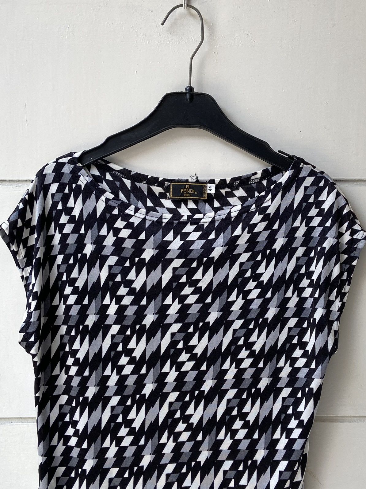 Fendi FENDI Motive T-shirt Size US XXS / EU 40 - 3 Thumbnail