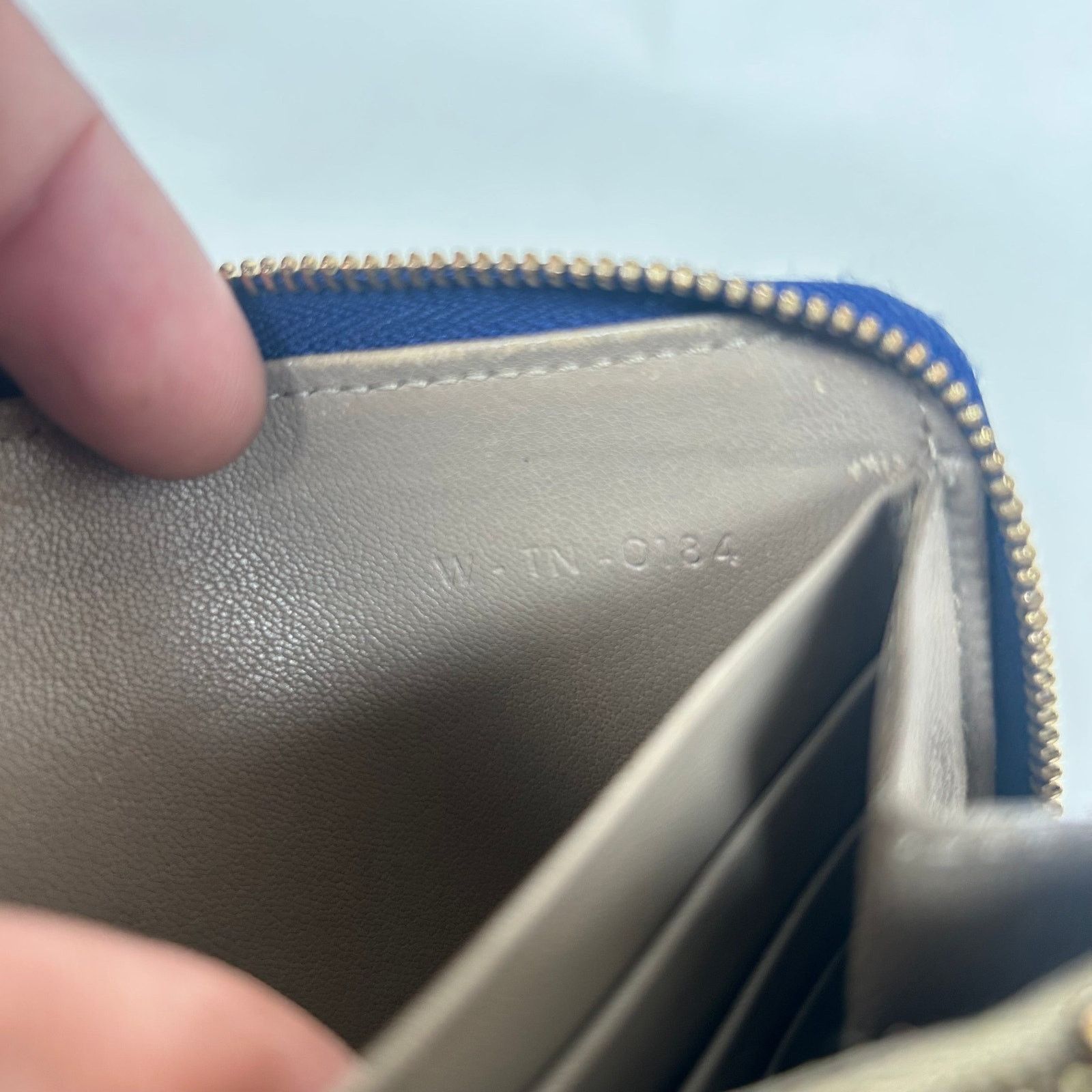 Celine Celine Blue Leather Continental Wallet Size ONE SIZE - 6 Thumbnail