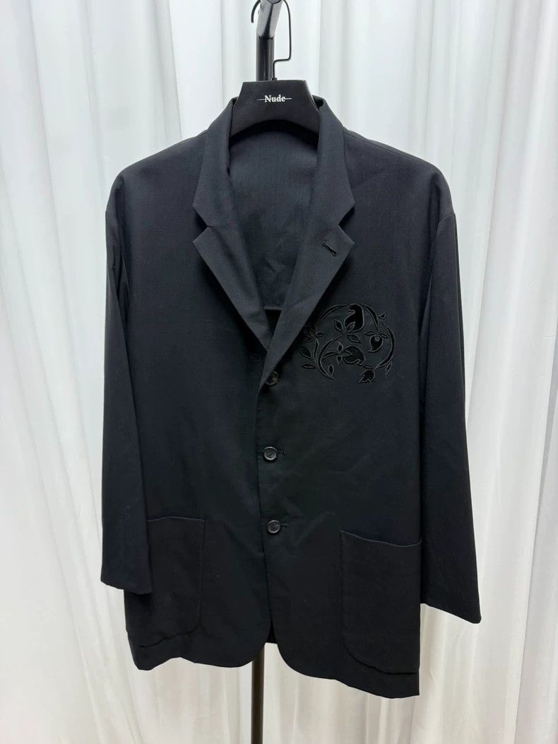 Yohji Yamamoto yohji yamamoto size m Flowers and Teenagers Leak blazer 250 Size 36R - 4 Thumbnail