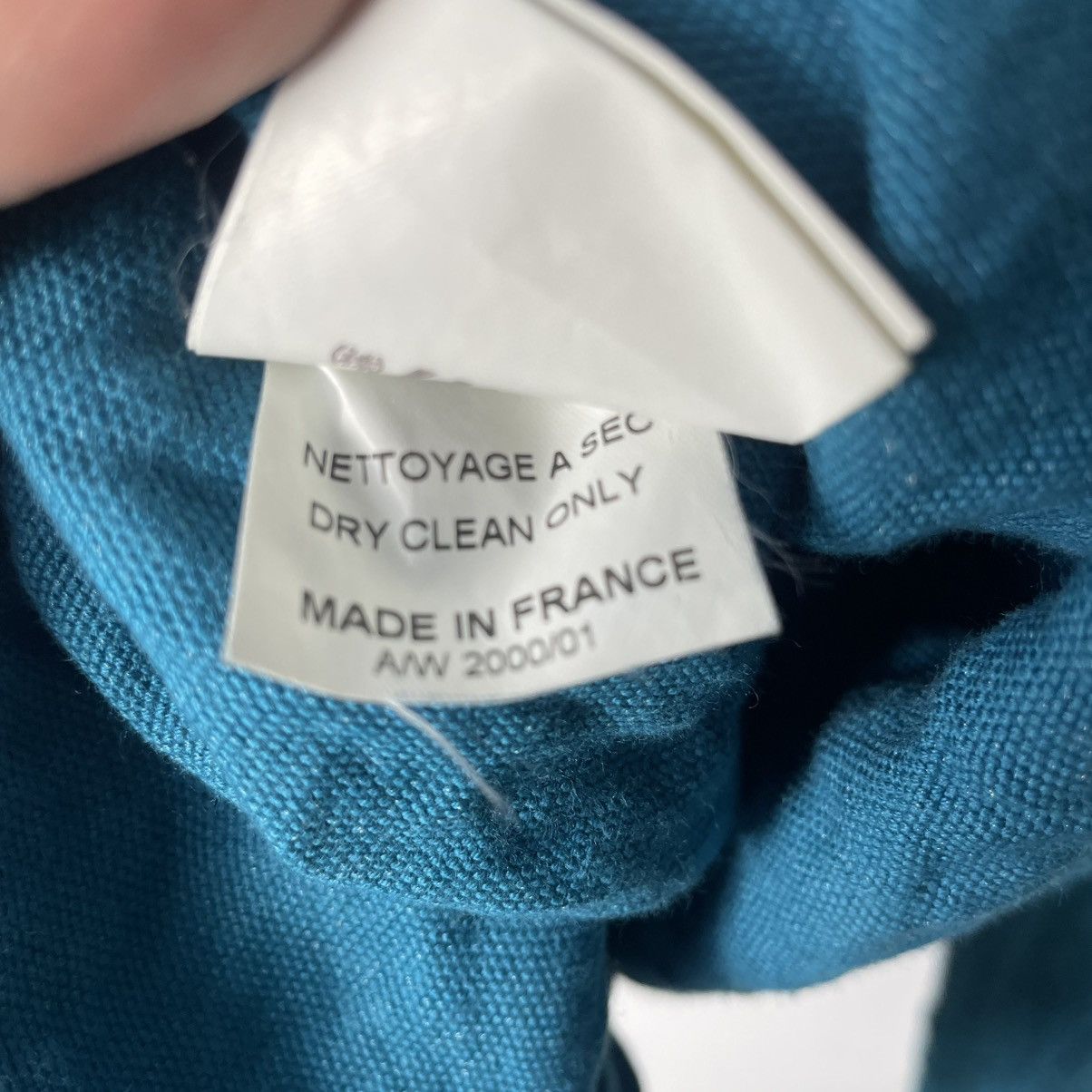 Christophe Lemaire Vintage Lemaire Teal Linen Shirt Size US M / EU 48-50 / 2 - 6 Thumbnail