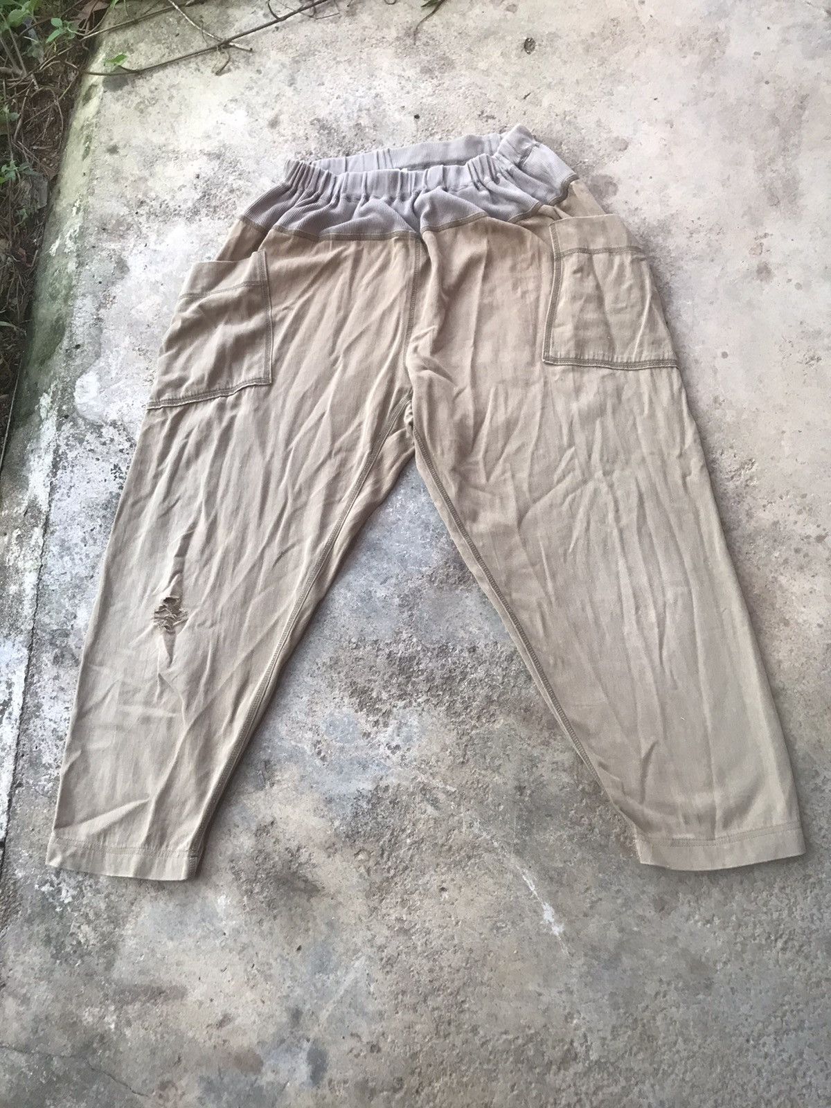 Designer × Issey Miyake × Vintage Vintage PLANTATION By Issey Miyake Distressed Baggy Pant Size US 26 / EU 42 - 1 Thumbnail