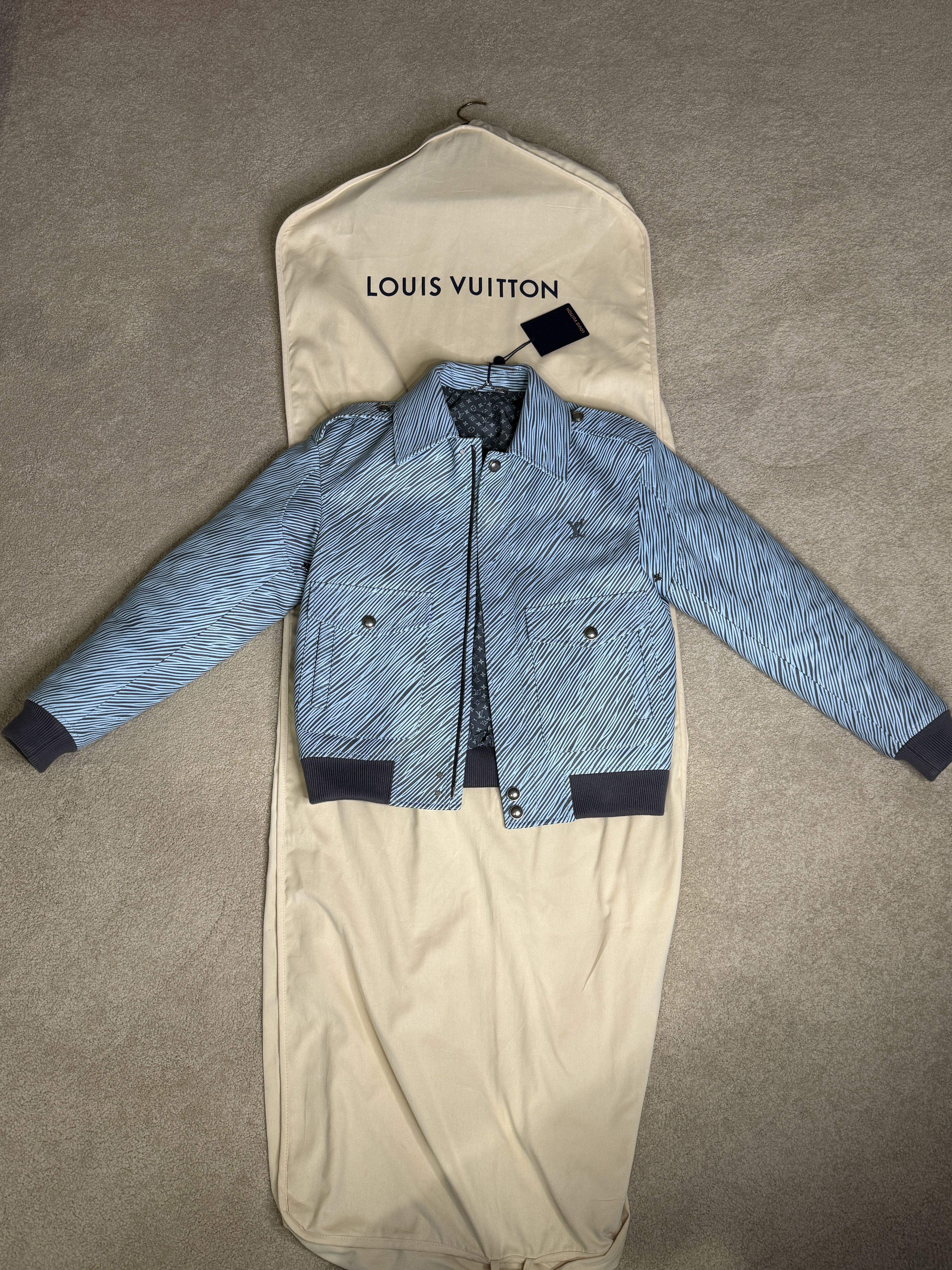 Louis Vuitton LV x Park Seo-Bo Epi Leather Flight Jacket Size US S / EU 44-46 / 1 - 3 Thumbnail