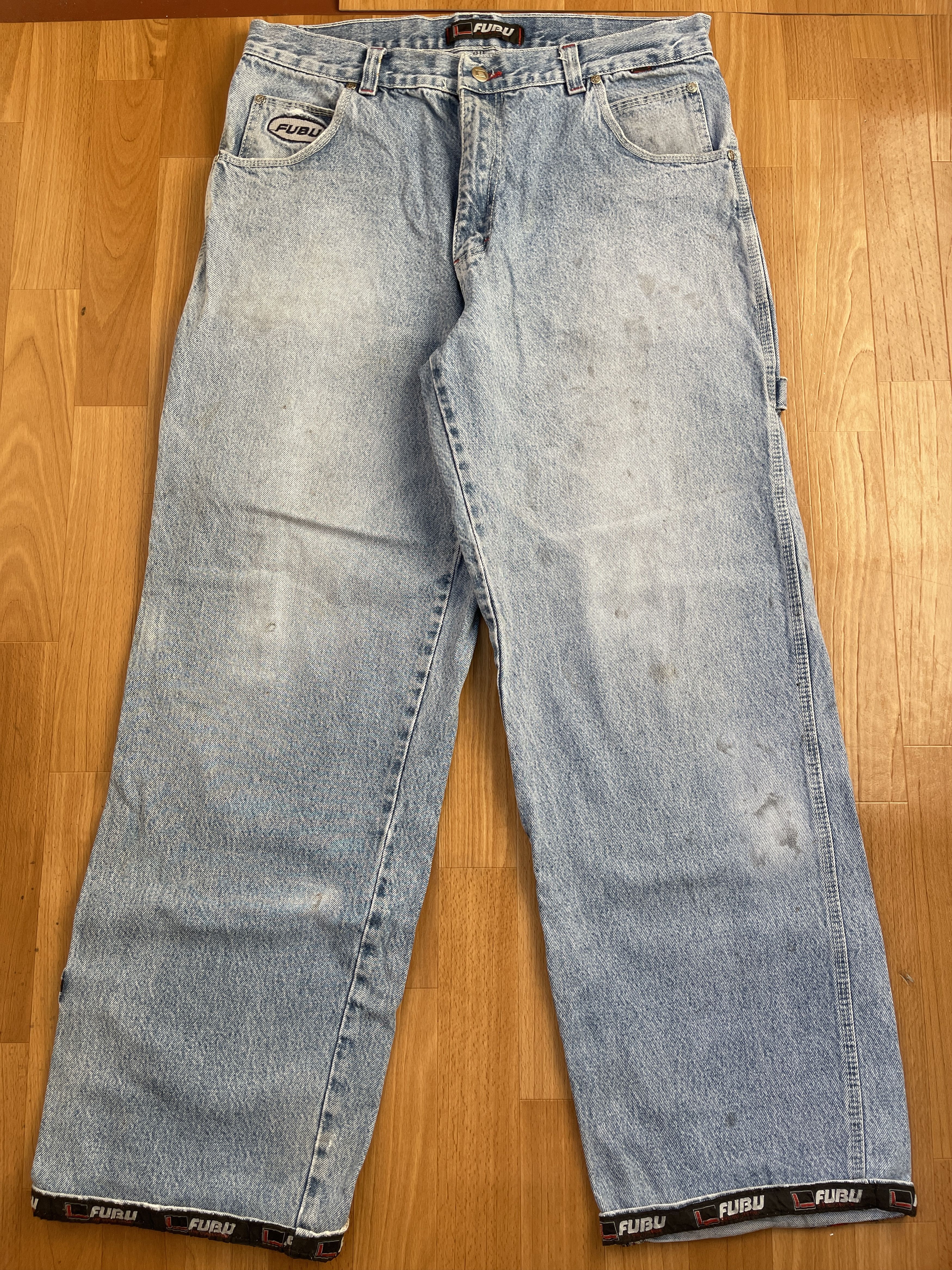 Fubu FUBU jeans, vintage baggy jeans, 90s hip hop skater Y2K 34 Size US 34 / EU 50 - 2 Thumbnail