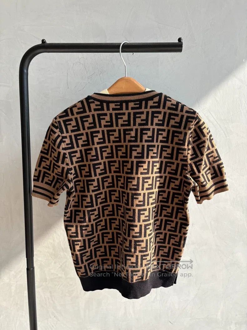 Fendi Fendi Double F-Style Short-Sleeved Knit Sunglasses Size XS / US 0-2 / IT 36-38 - 3 Thumbnail