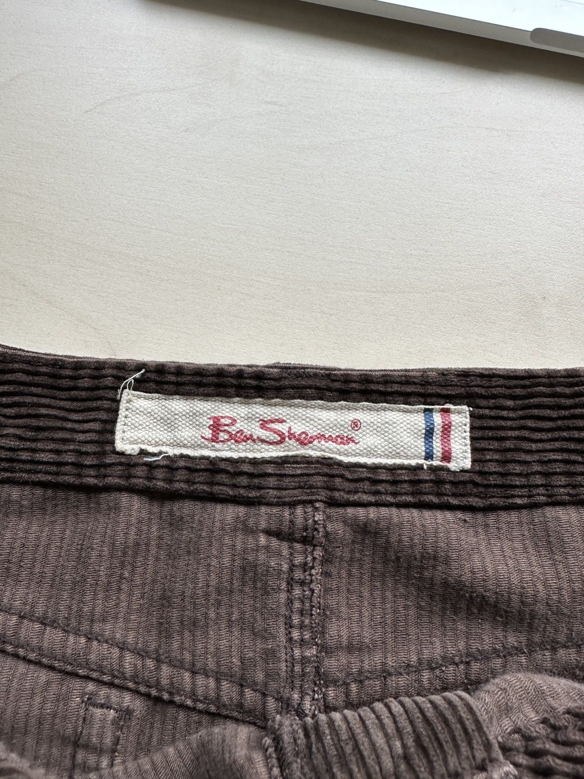 Ben Sherman × Vintage Corduroy Mini Micro Washed Faded Acid Skirt Pocket Size 30" / US 8 / IT 44 - 9 Thumbnail