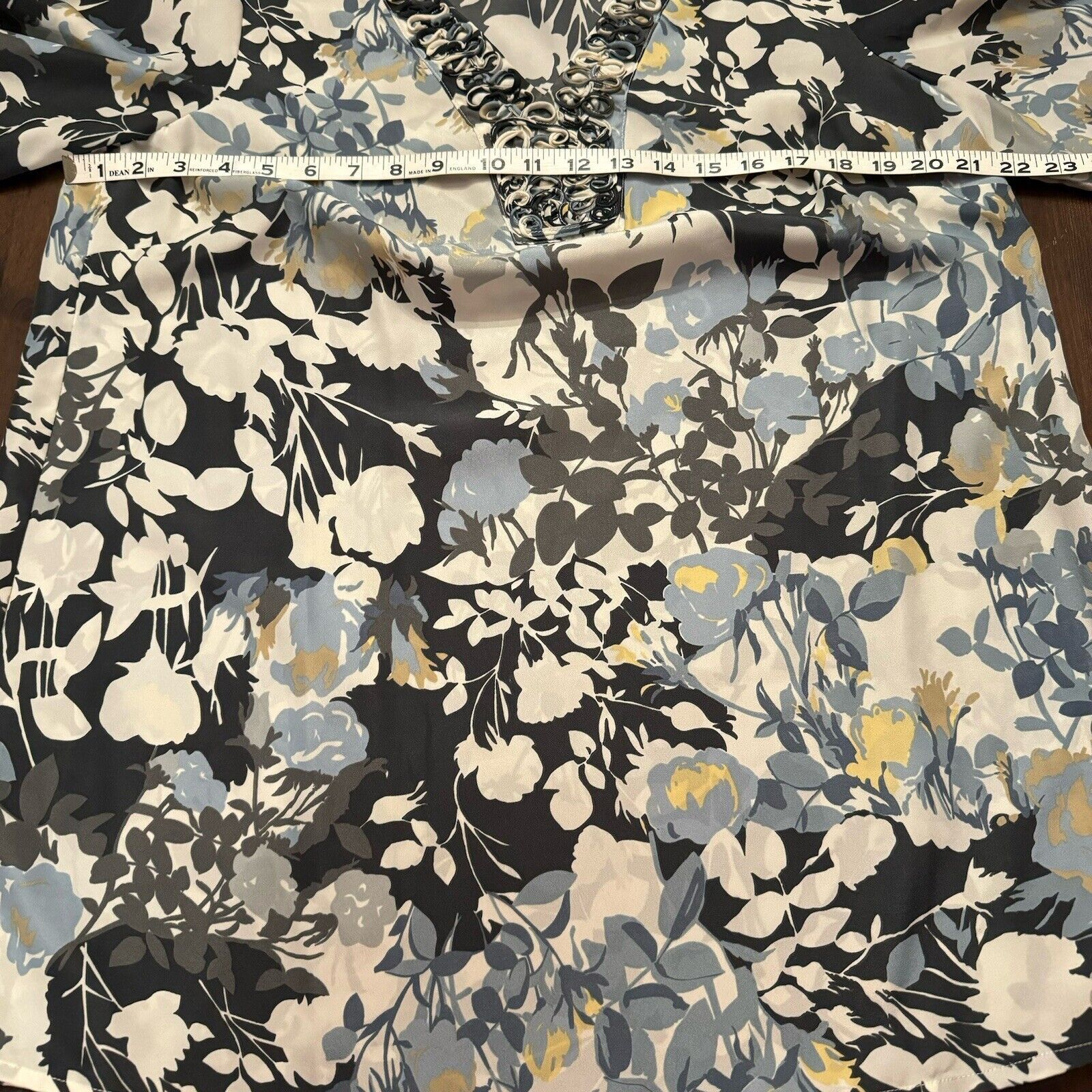Avenue Avenue Blouse Top Floral Multicolor Appliqué Plus Size 14/16 Size XL / US 12-14 / IT 48-50 - 8 Thumbnail