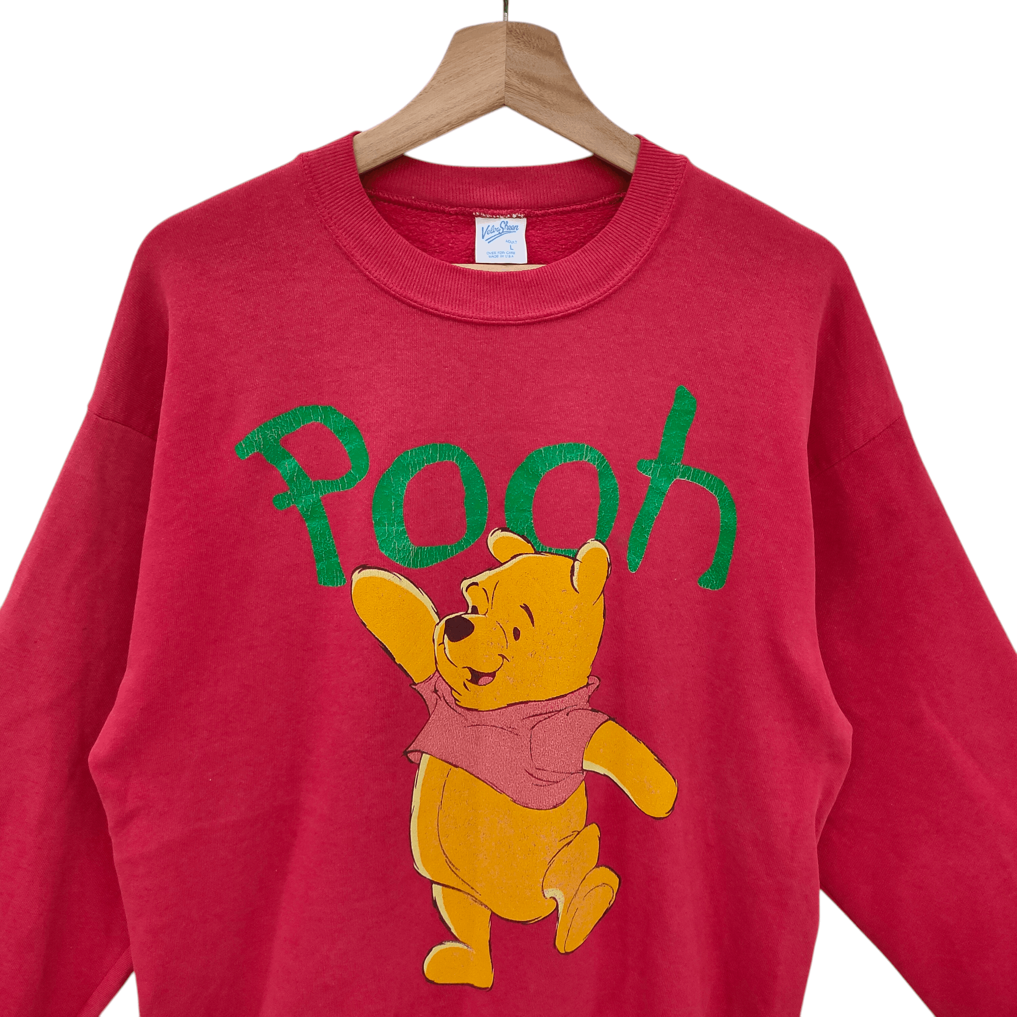 Cartoon Network 90's Winnie The Pooh Sweatshirt Vintage Cartoon Character Size US L / EU 52-54 / 3 - 3 Thumbnail