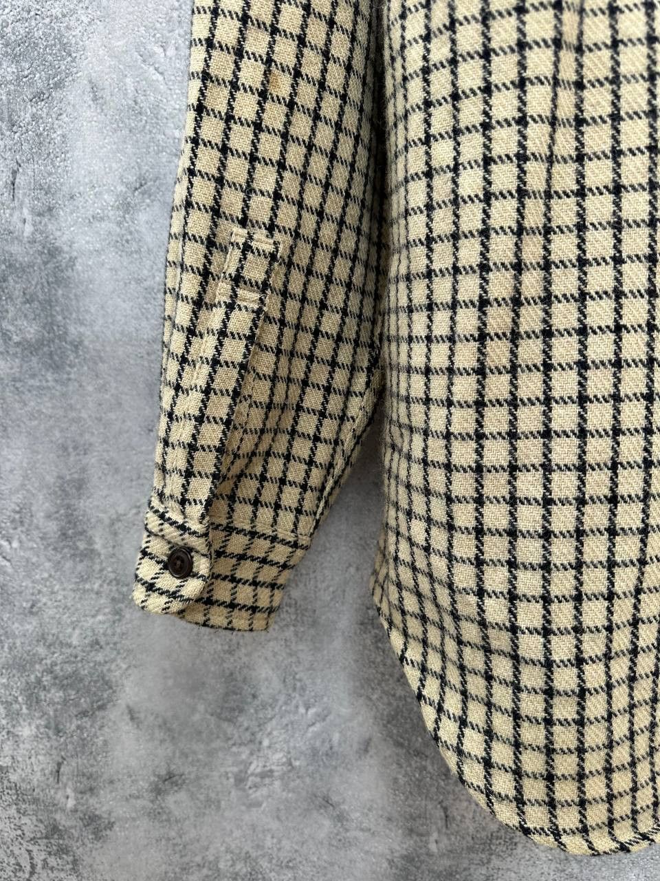 Abercrombie & Fitch × Vintage Abercrombie Fitch Vintage Plaid Overshirt Wool Button Jacket Size US M / EU 48-50 / 2 - 10 Thumbnail
