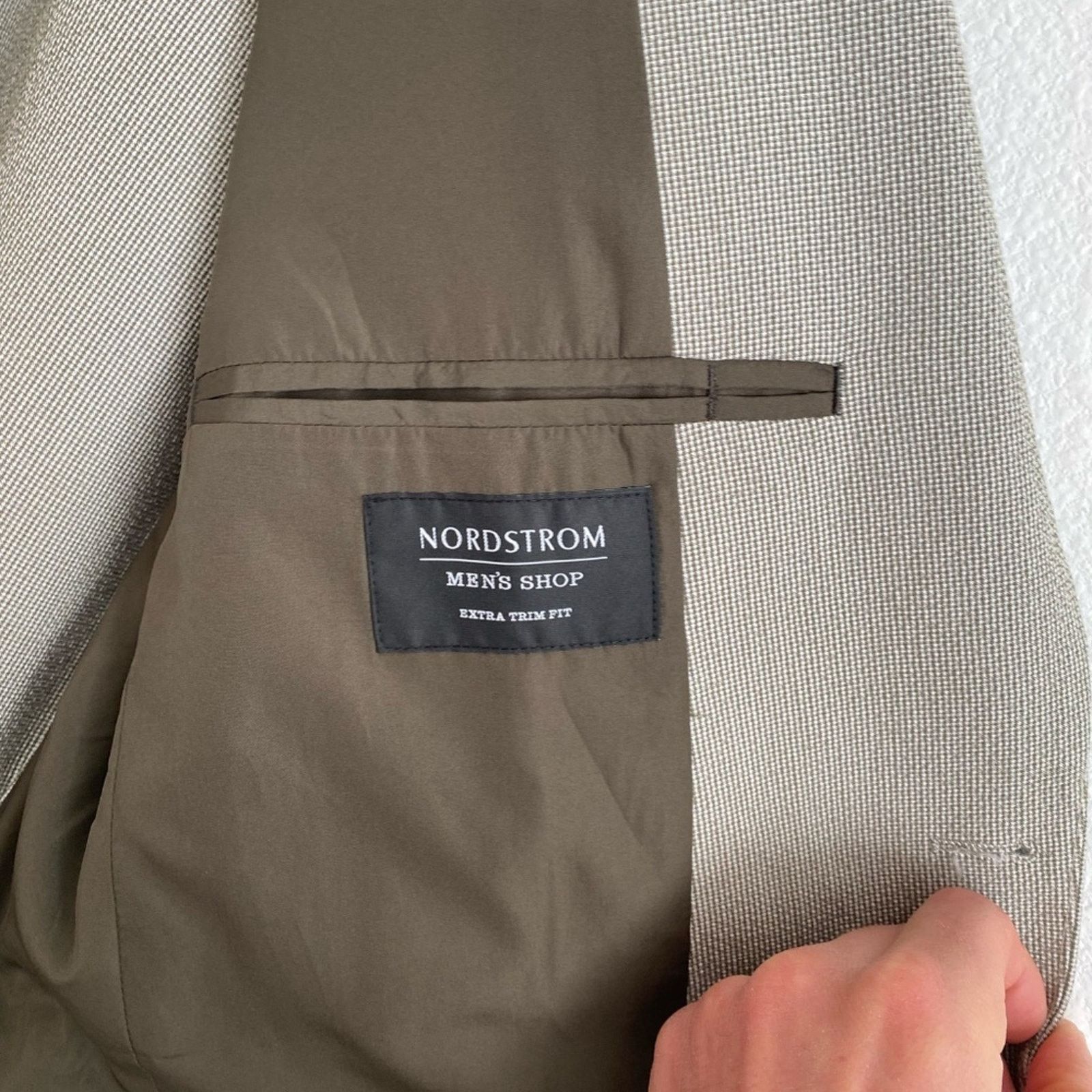 Nordstrom NWT Nordstrom Men's Extra Trim Fit Blazer - Large Size 46R - 6 Thumbnail