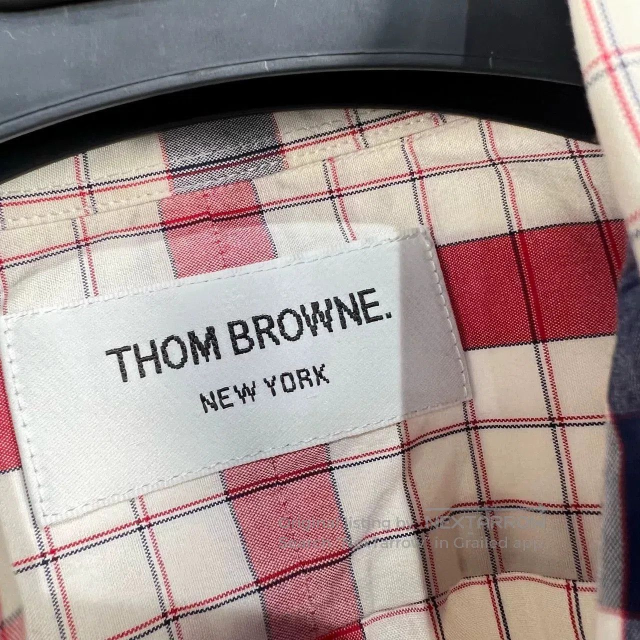 Thom Browne thom browne red and white checkered shirt. Size US XS / EU 42 / 0 - 6 Thumbnail