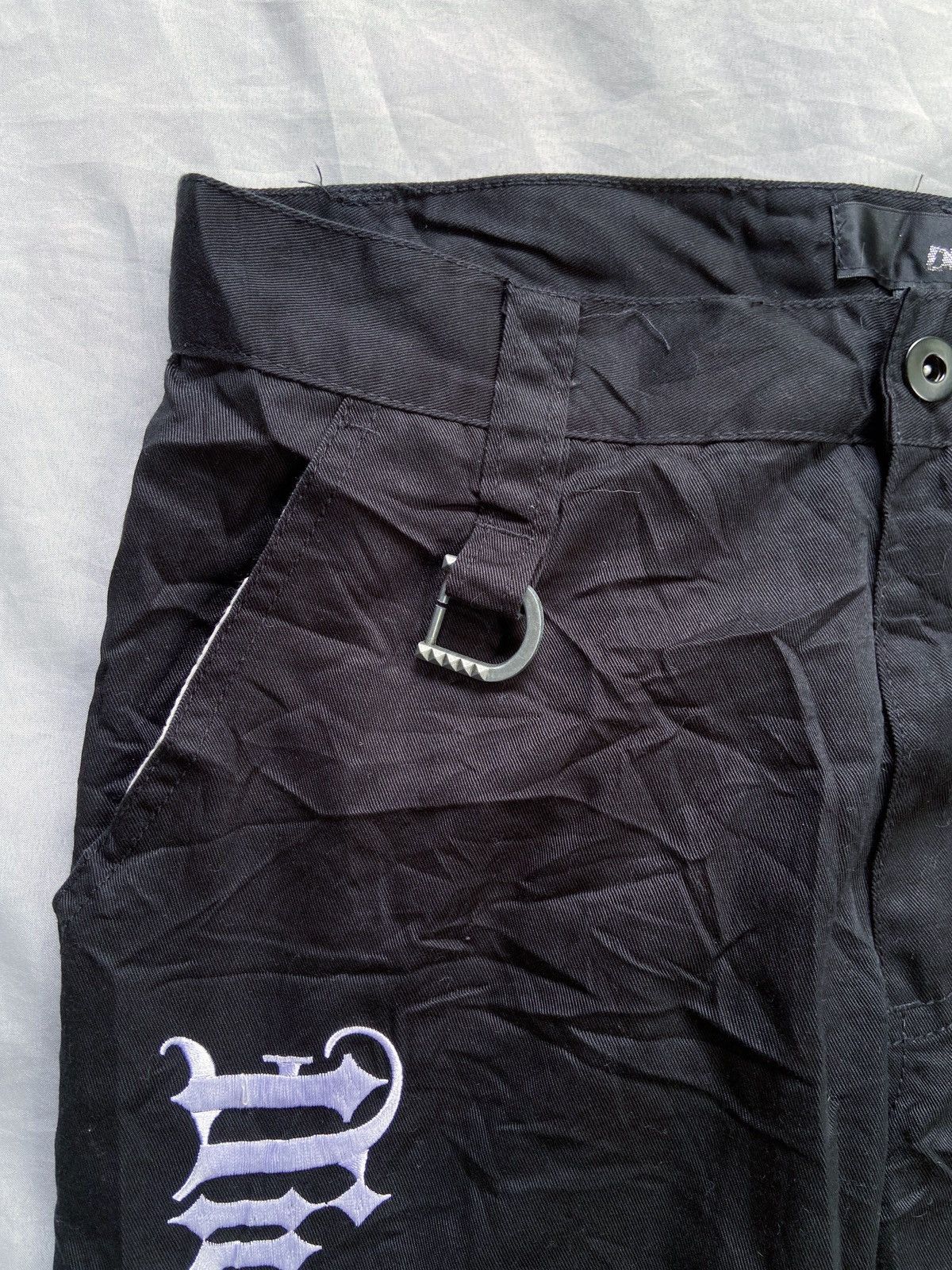 Le Grande Bleu (L.G.B.) JAPANESE DIVINER FLARED BALCK PANTS Size US 31 - 6 Thumbnail