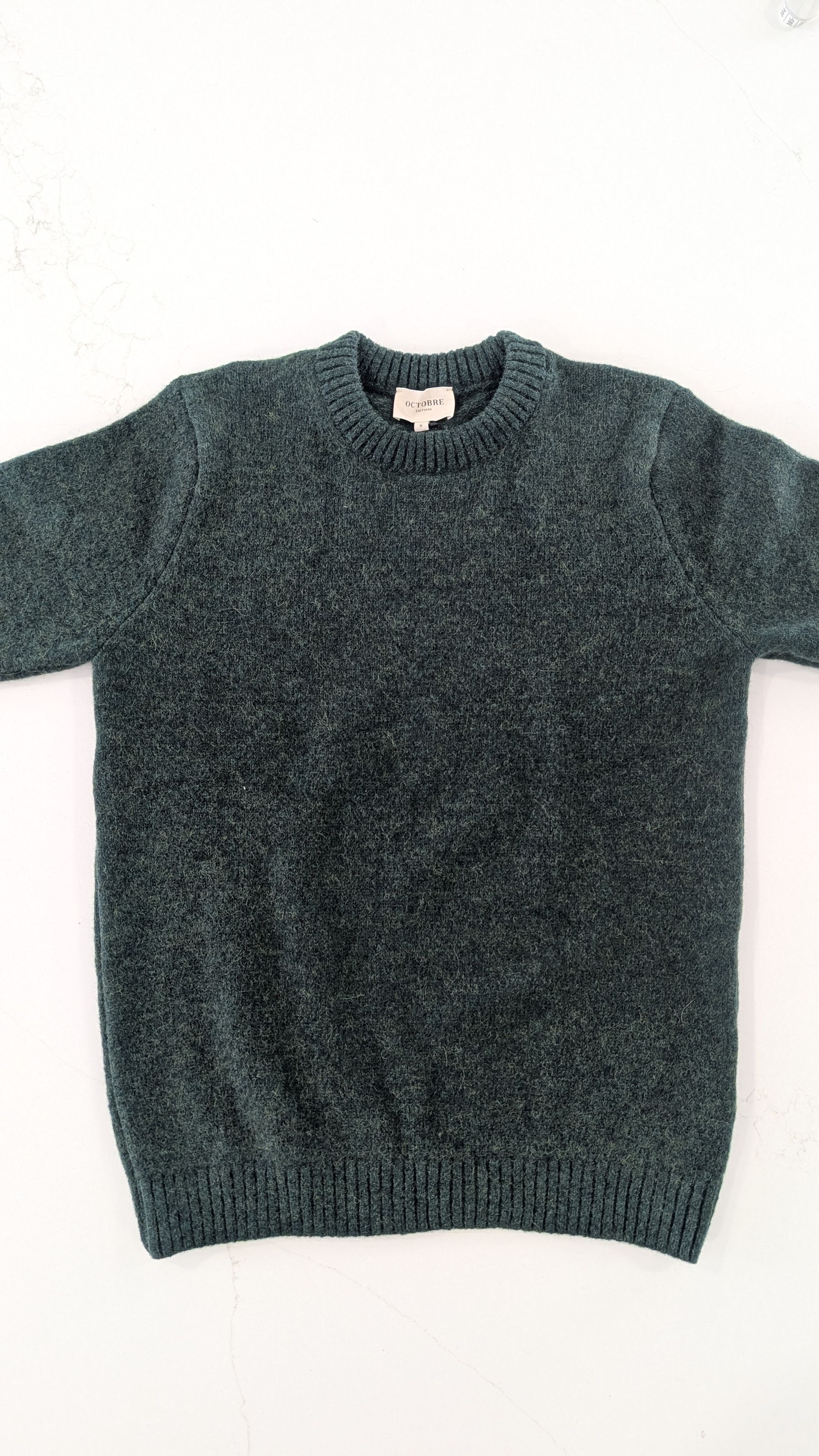 Other Octobre Éditions Arlen Sweater Mens Small Green Wool Alpaca Size US S / EU 44-46 / 1 - 2 Thumbnail