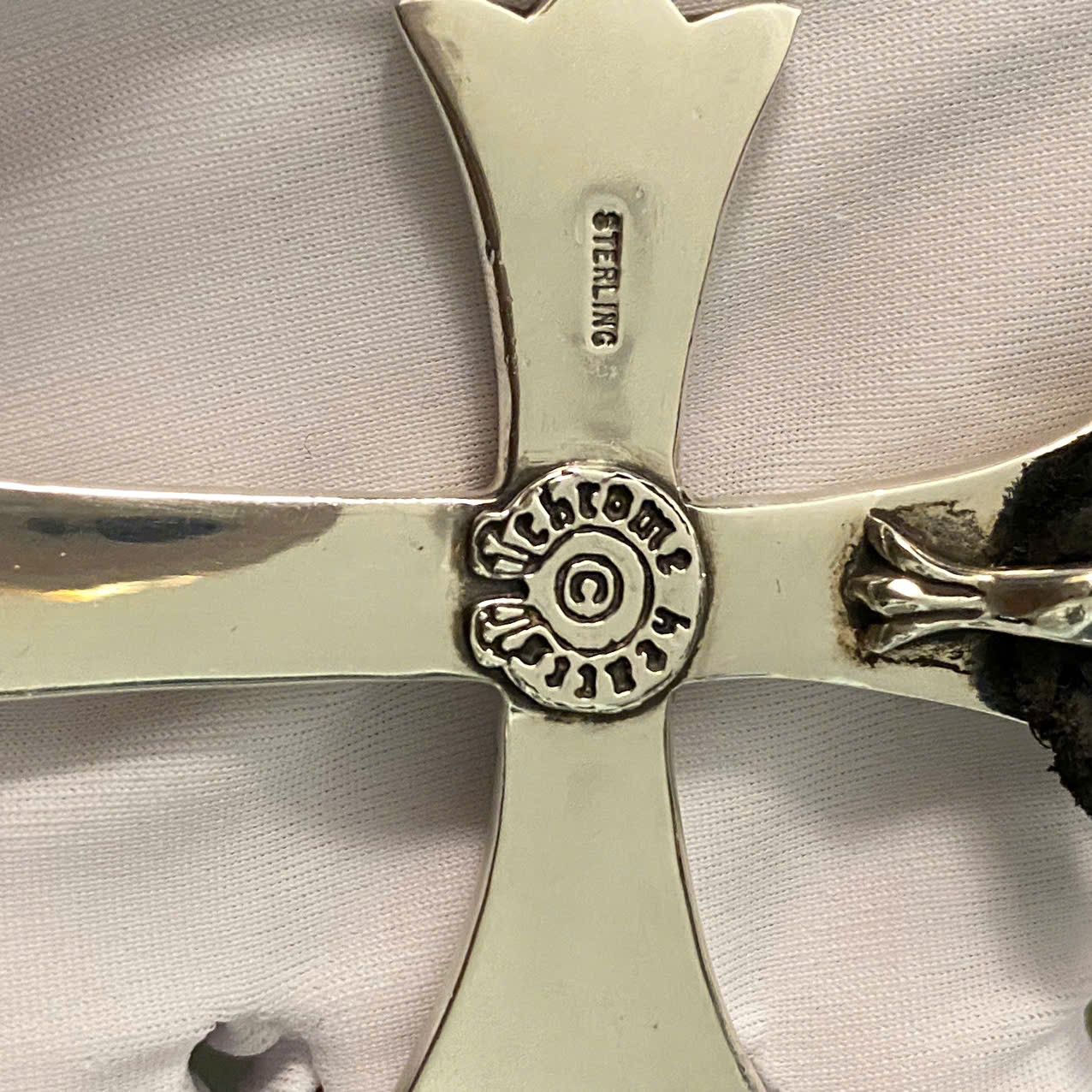 Chrome Hearts CHROME HEARTS Cross Large Pendant Top Leather Blade Boro Tip Size ONE SIZE - 7 Thumbnail