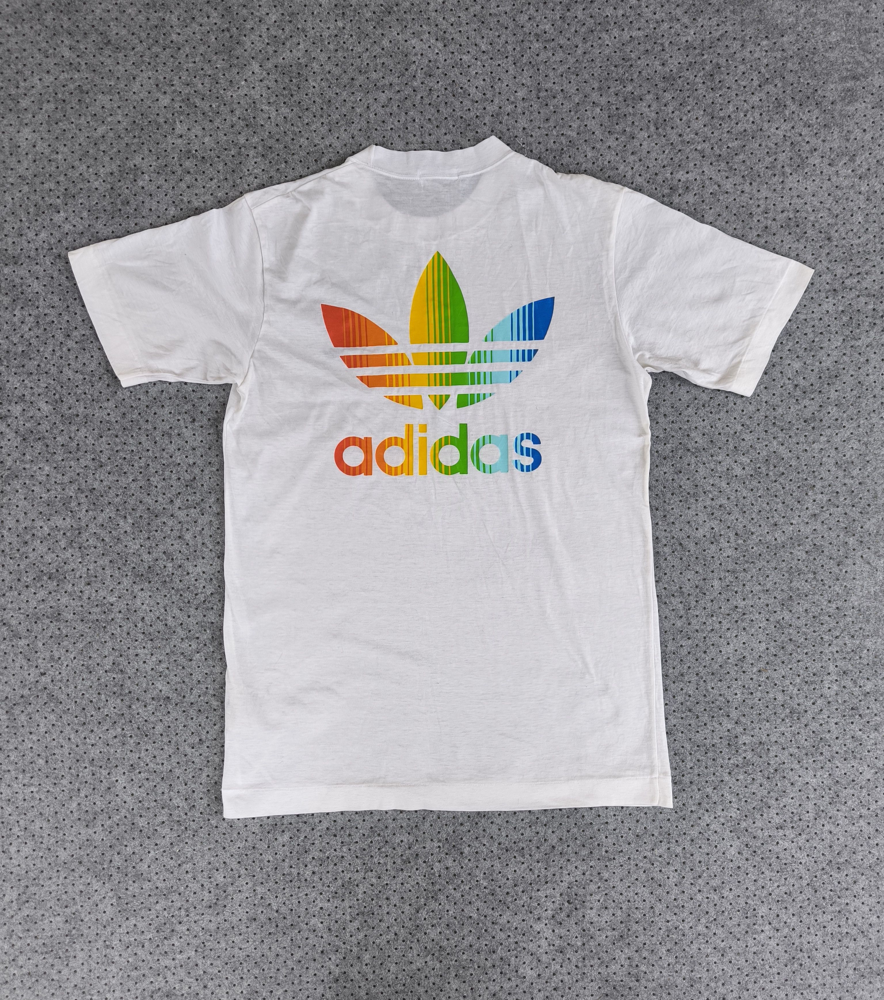 Adidas Vintage 80's ADIDAS Rainbow back hit by DESCENTE Size US XS / EU 42 / 0 - 1 Thumbnail