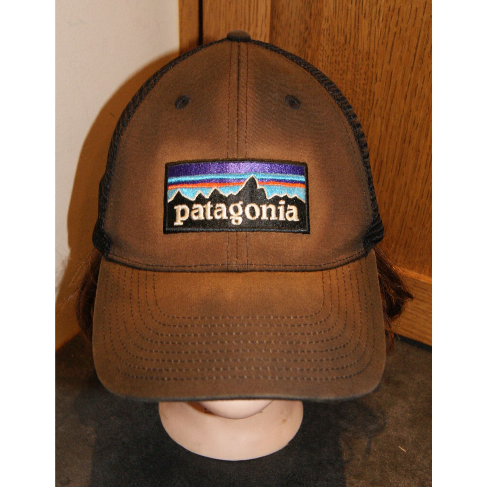 Patagonia Patagonia Mountain Logo Trucker Mesh Hat Cap Snapback Size ONE SIZE - 2 Thumbnail