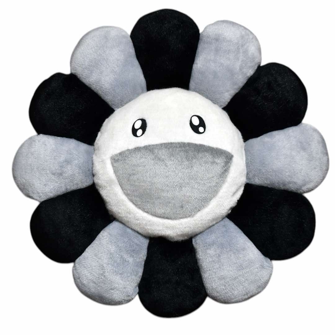 Takashi Murakami Takashi Murakami 60cm Grey black pillow cushion Size ONE SIZE - 1 Thumbnail
