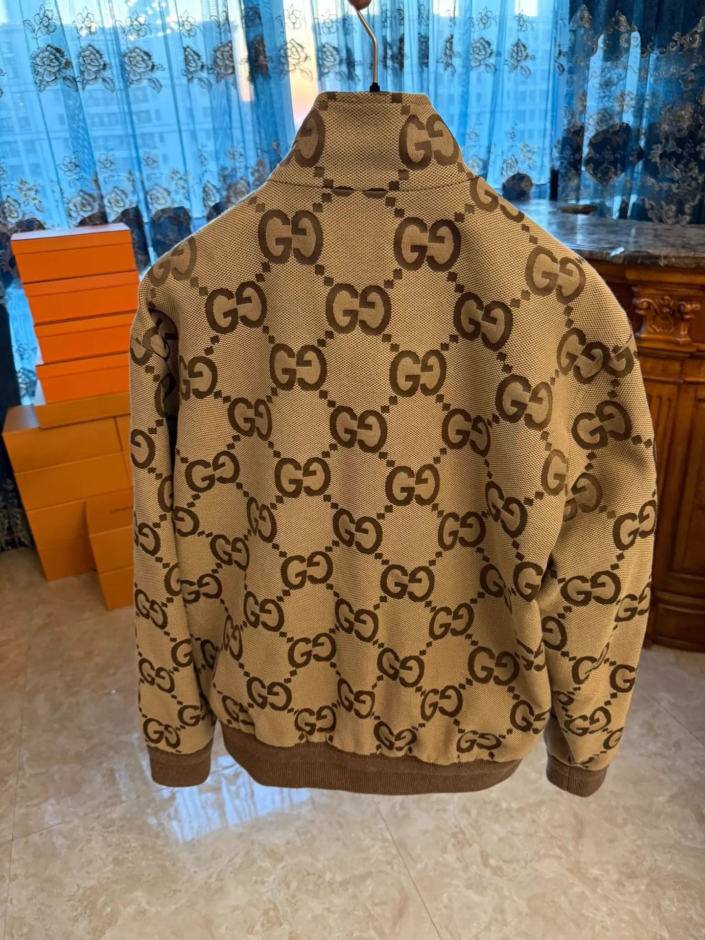 Gucci Gucci Full Logo Stand Collar Jacket 48, New Size US M / EU 48-50 / 2 - 2 Thumbnail