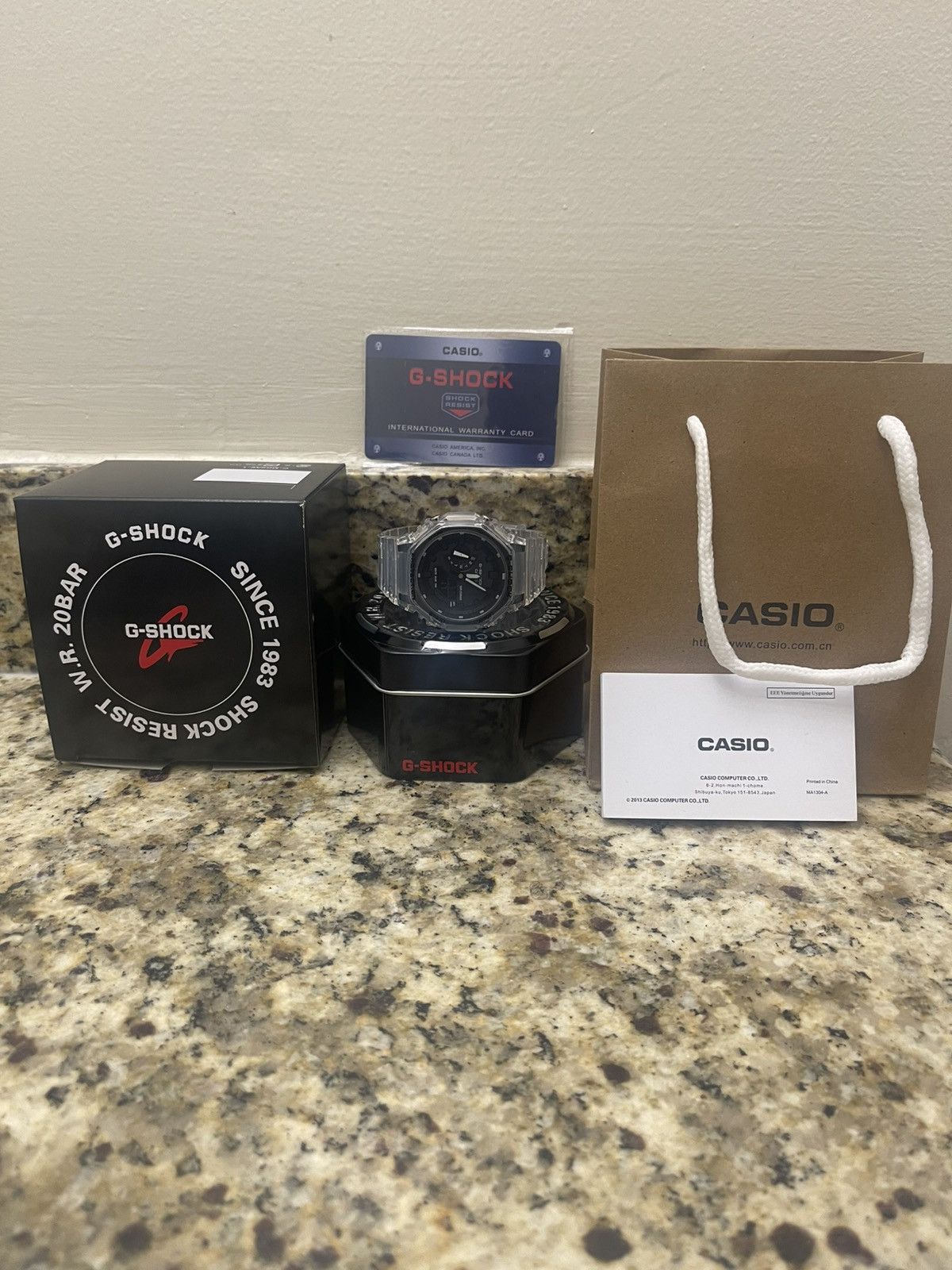G Shock G-Shock Clear-Black Size ONE SIZE - 1 Thumbnail
