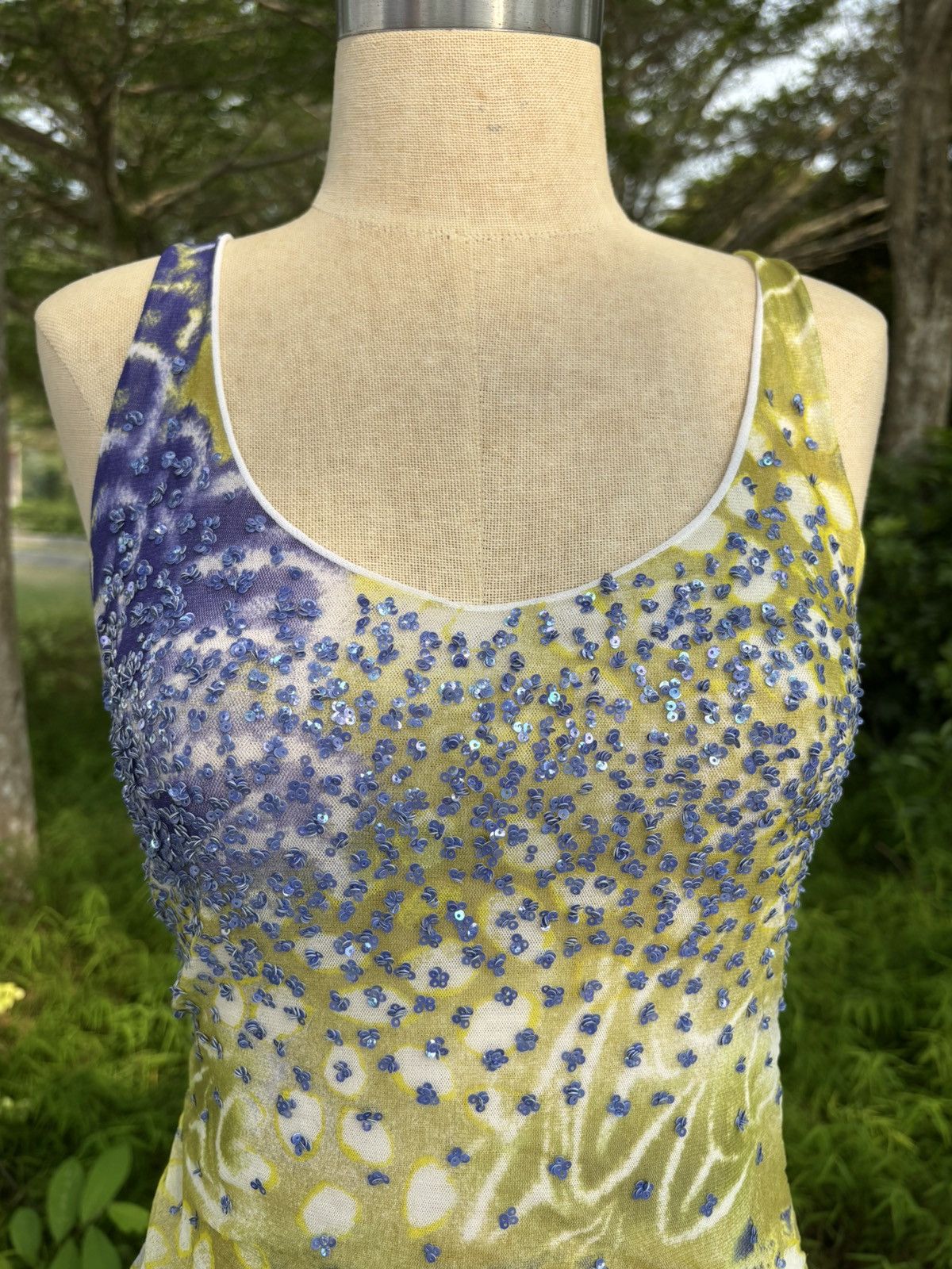 Vintage Vintage tank top with sequin Size M / US 6-8 / IT 42-44 - 6 Thumbnail