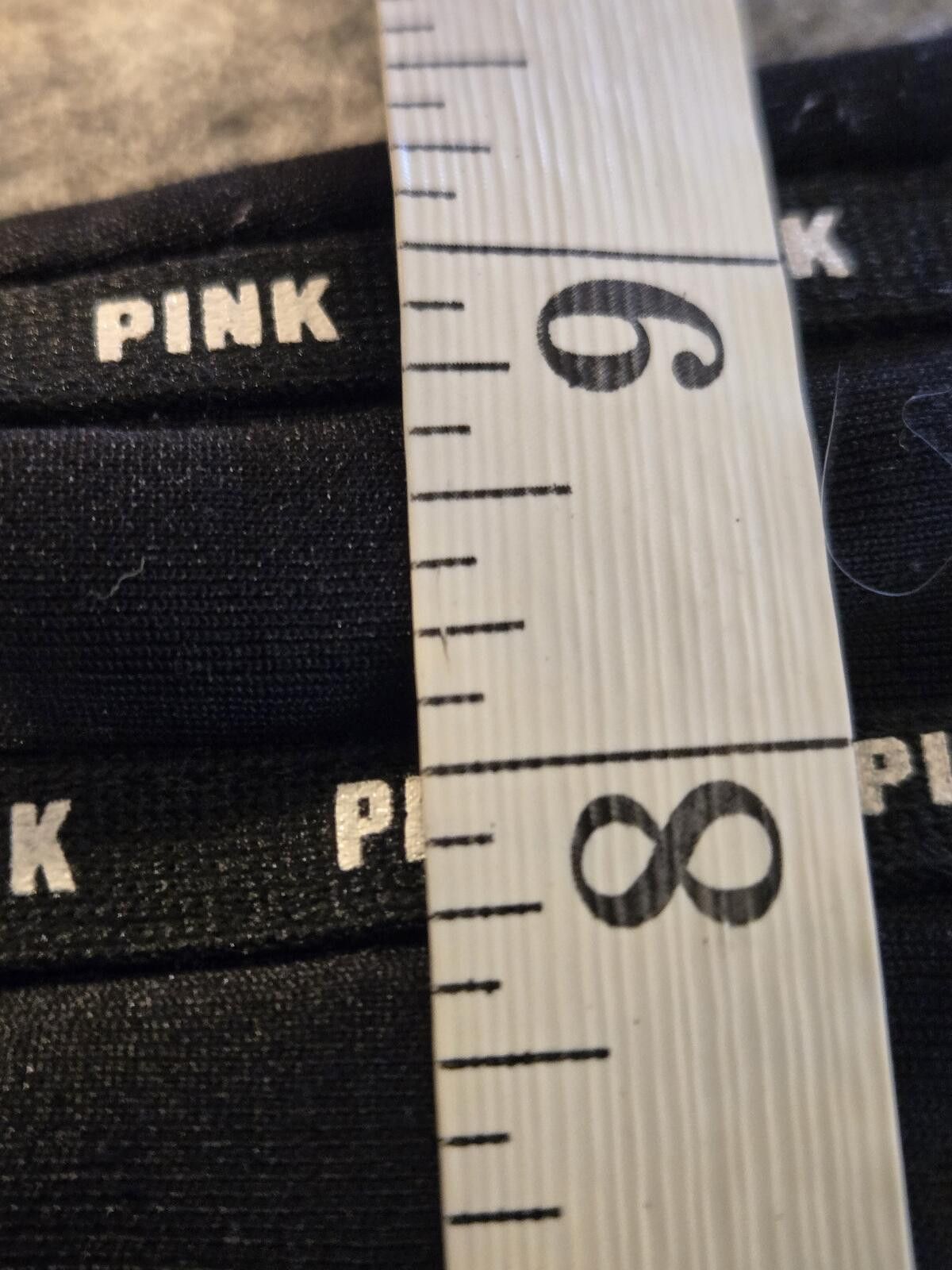 Pink PINK Victoria’s Secret Active Skinny Track Black Pants Sz S Size ONE SIZE - 4 Thumbnail