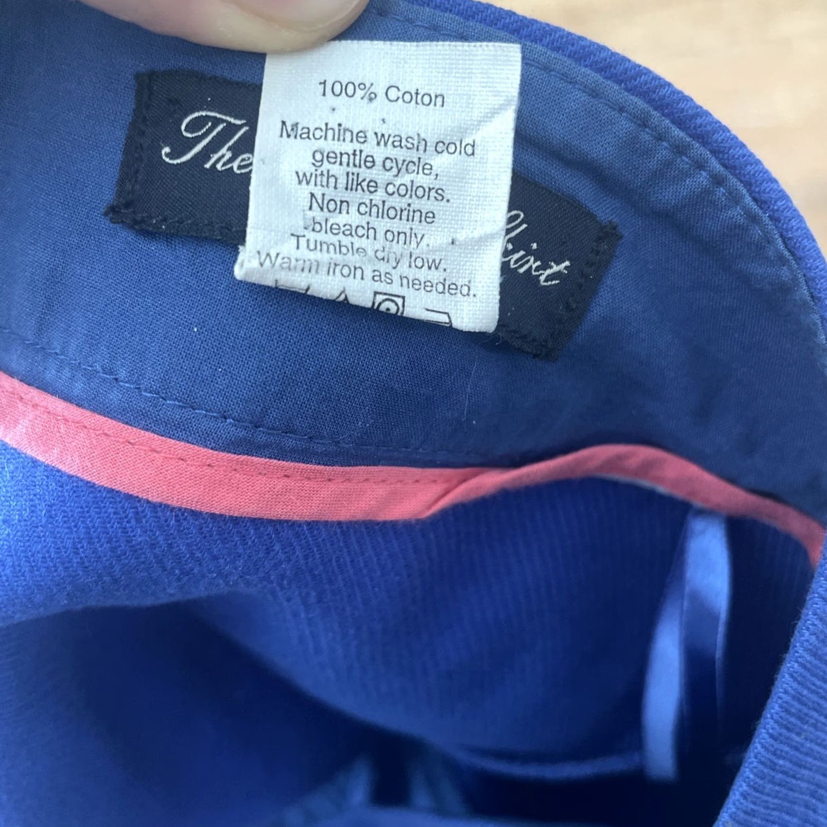 J.Crew VINTAGE J.CREW The Pencil Skirt Womens Size 0 Blue 100% Cotton A-line Short Skirt Women Slim Office Chic 90s Y2K Size 25" / US 0 / IT 36 - 4 Thumbnail