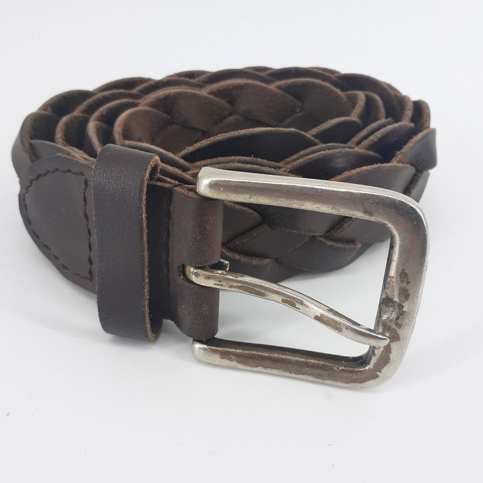 Aeropostale Aeropostale Distressed Buckle Single Prong Silver Size L/XL Size ONE SIZE - 6 Thumbnail