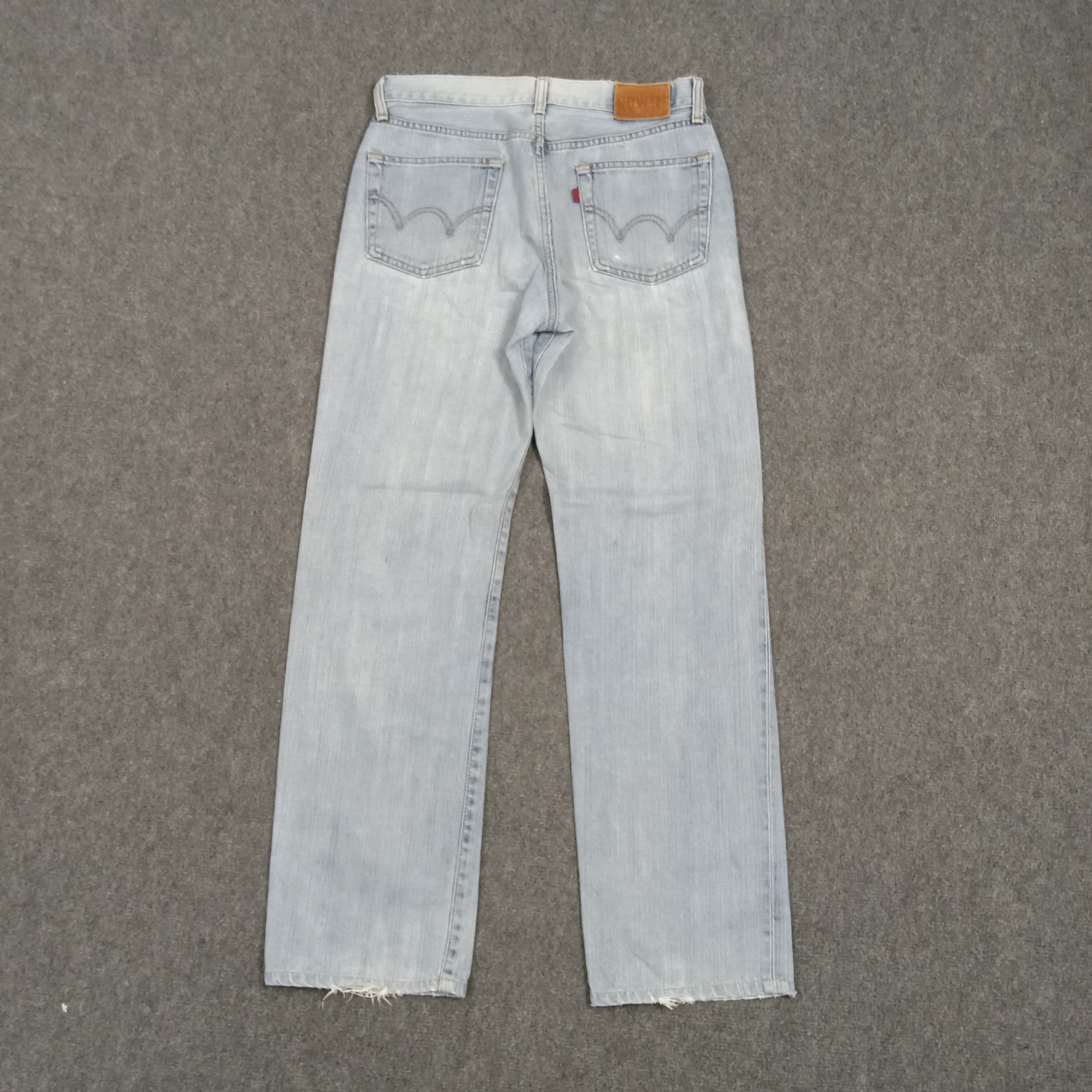 Edwin Edwin 503 Distressed Style Denim C272N24 Size US 29 - 7 Thumbnail