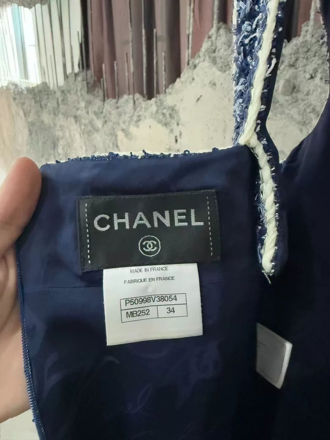 Chanel Chanel Blue T Double Pocket Dress Size US M / EU 48-50 / 2 - 7 Thumbnail