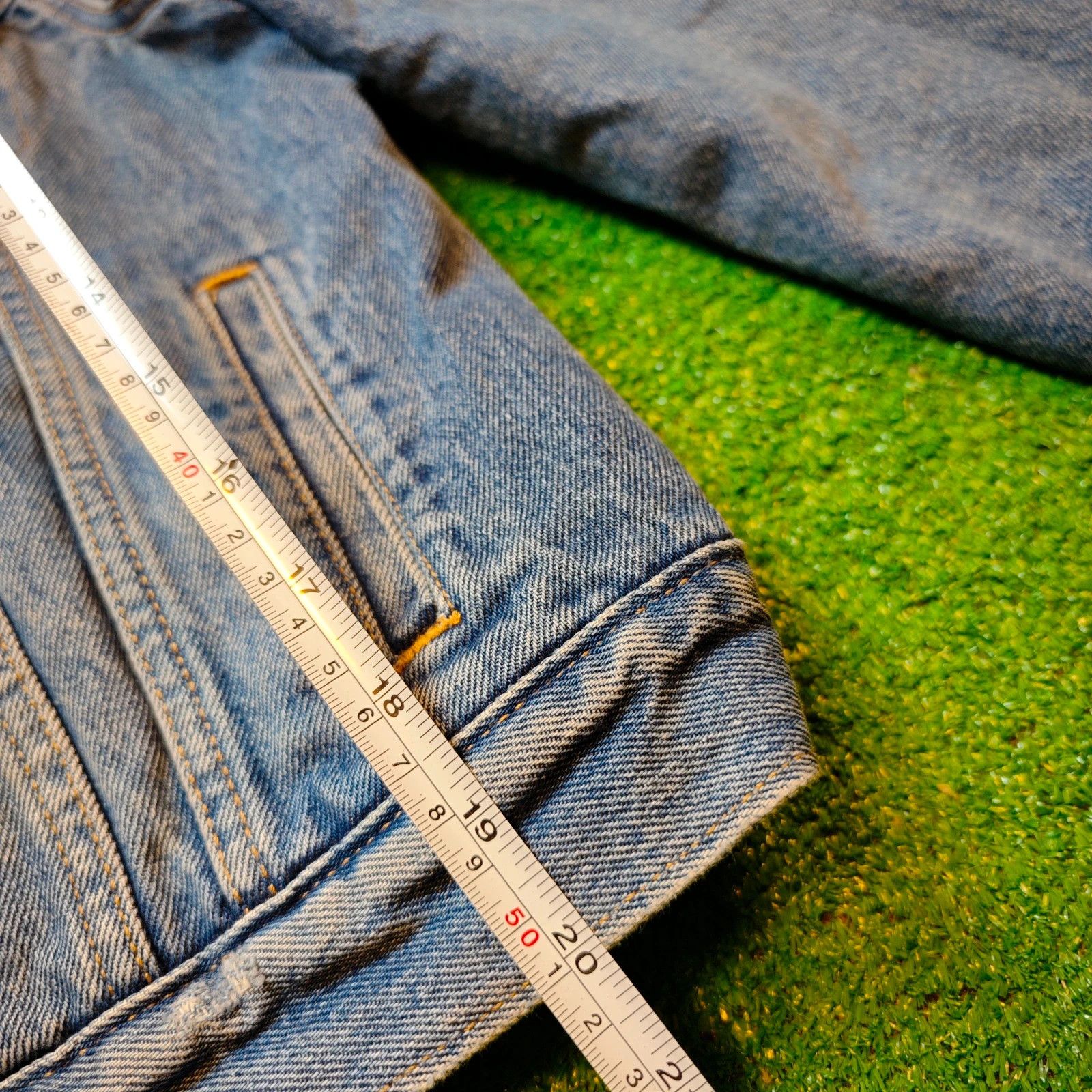 Levi's Levi's Denim Sherpa Jacket Womens S Collared Outdoors Trucke Size S / US 4 / IT 40 - 12 Thumbnail