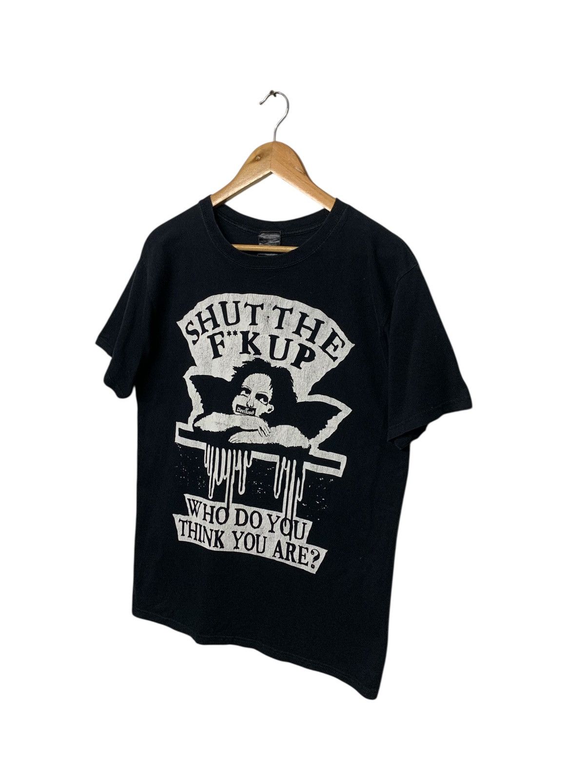 Japanese Brand Rare Deviluse Shut The F**K Up T Shirt Size US M / EU 48-50 / 2 - 2 Thumbnail