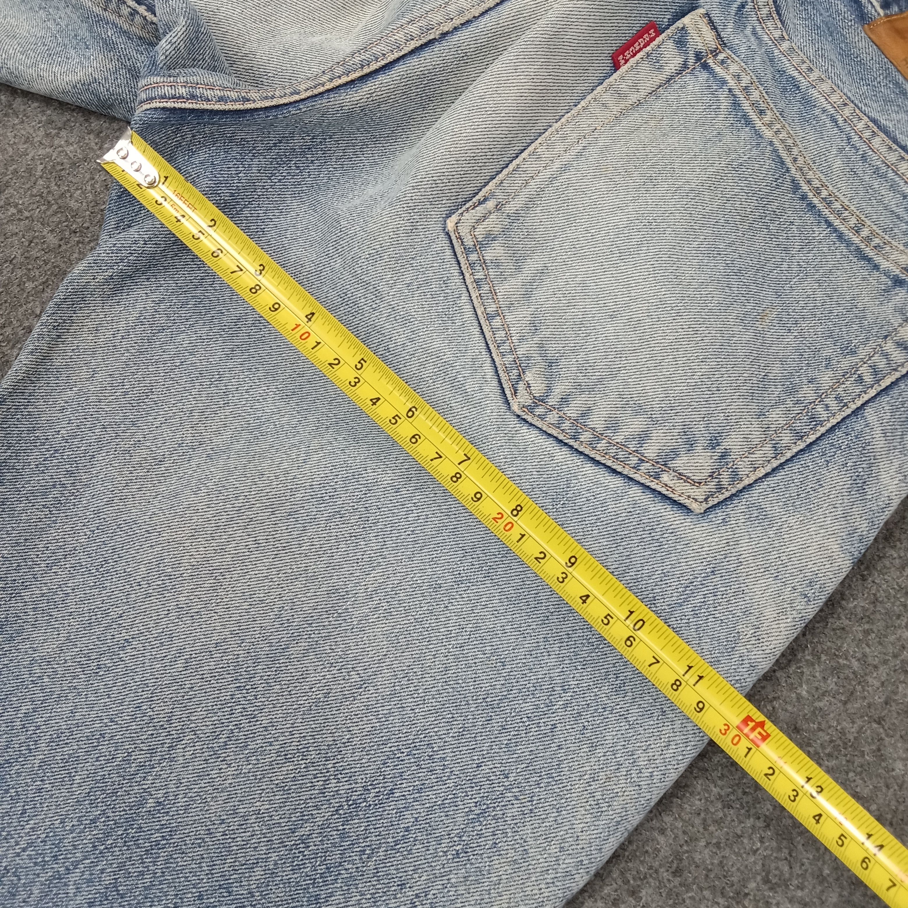 HOLLYWOOD RANCH MARKET H.Ranch.M Distressed Style Selvedge Denim Jeans C244N29 Size US 32 / EU 48 - 11 Thumbnail
