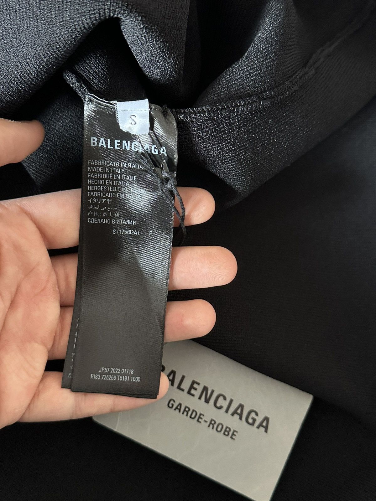 Balenciaga [S] 2300$ Spring23 NYC Show Garde-Robe Knitted hoodie Size US L / EU 52-54 / 3 - 11 Thumbnail