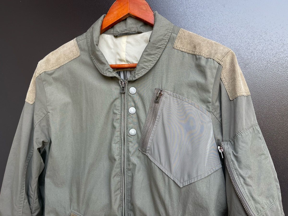 Diesel Diesel Military Nylon Bomber Jacket Green Multi-Pocket — M Size US M / EU 48-50 / 2 - 2 Thumbnail