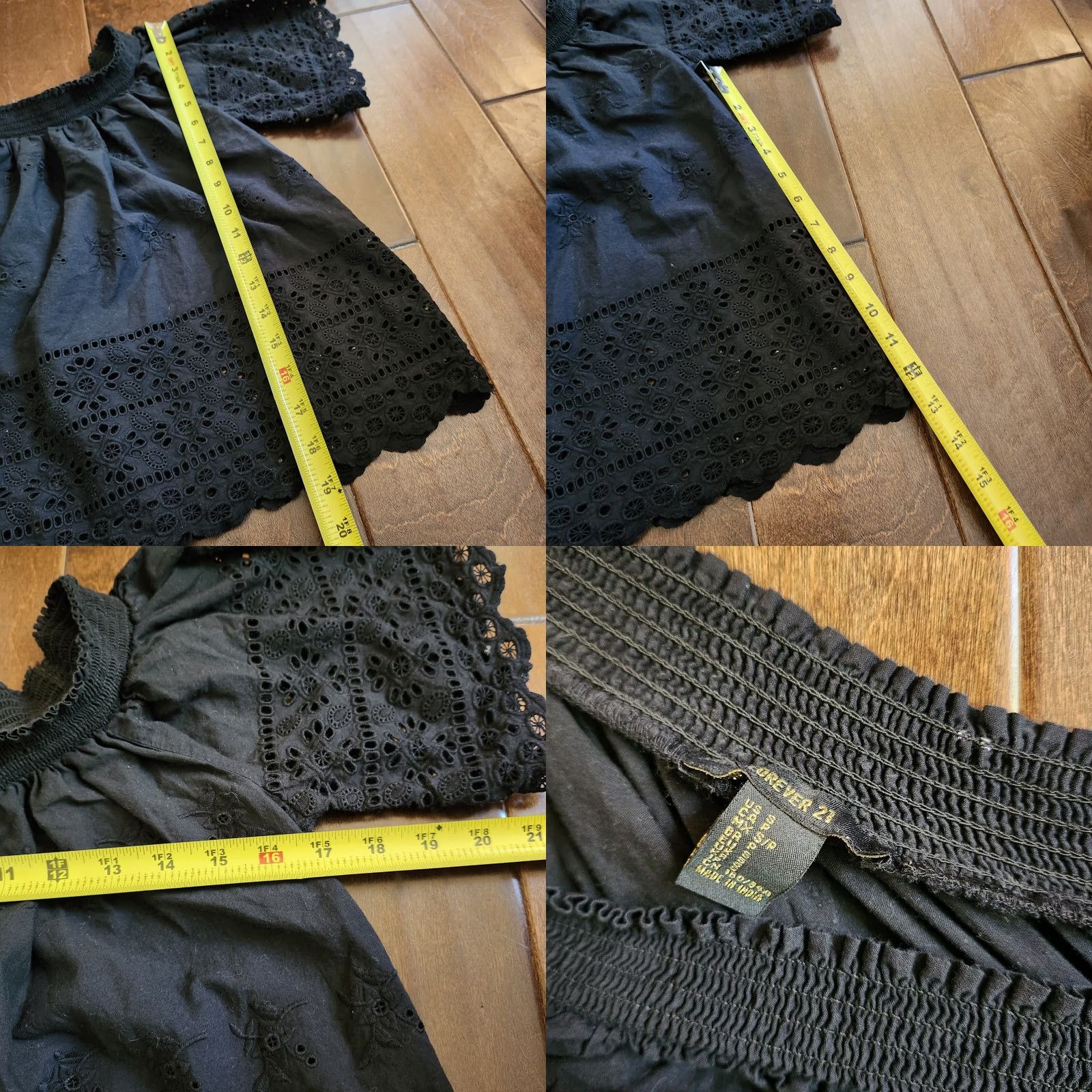 Forever 21 FOREVER 21 Blouse Women's Cropped Sleeveless Black Small Regular Size S Top Shirt Casual All Seasons Party/Cocktail Travel Mens Girls Women Size S / US 4 / IT 40 - 8 Thumbnail