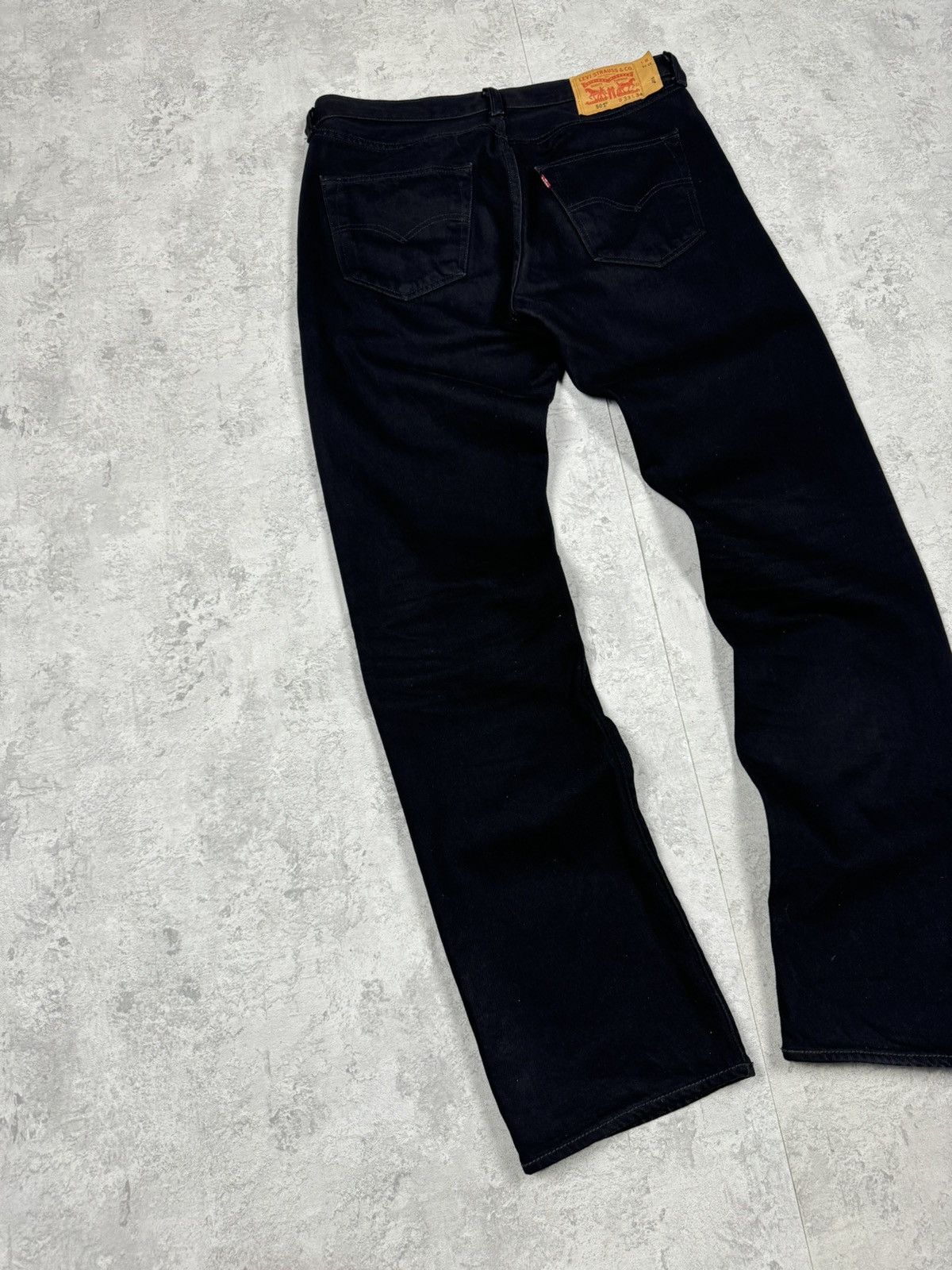 Levi's Levis 501 Black Jeans Size 33/34 Size US 33 - 2 Thumbnail