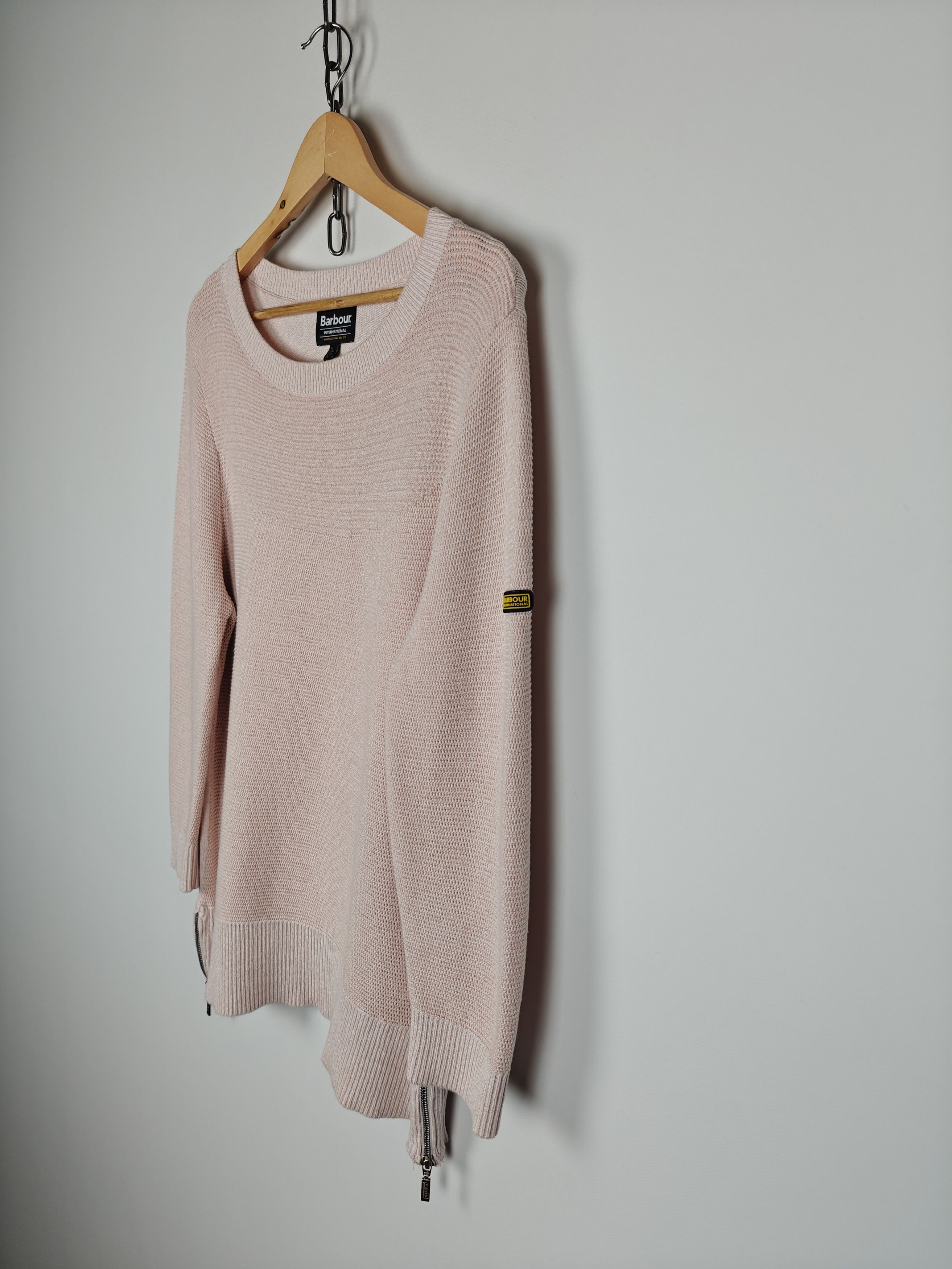 Barbour Barbour International Sweater Knit Pullover Peach size US12 Size XL / US 12-14 / IT 48-50 - 6 Thumbnail