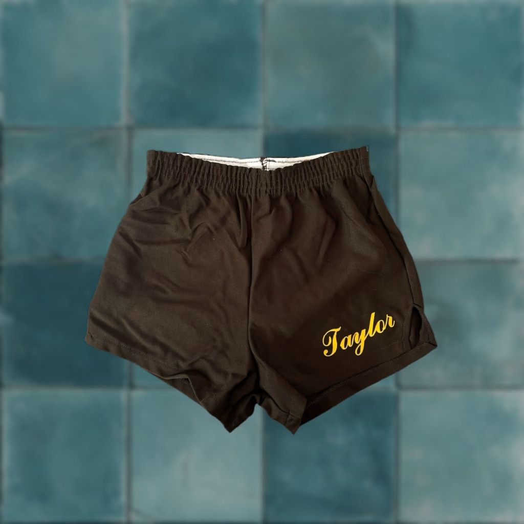 Vintage VINTAGE Betlin Athletic Shorts Unisex 90s Deadstock NWOT Made in USA Brown Nylon 3" Inseam Women S Athletic Size 28" / US 6 / IT 42 - 1 Thumbnail