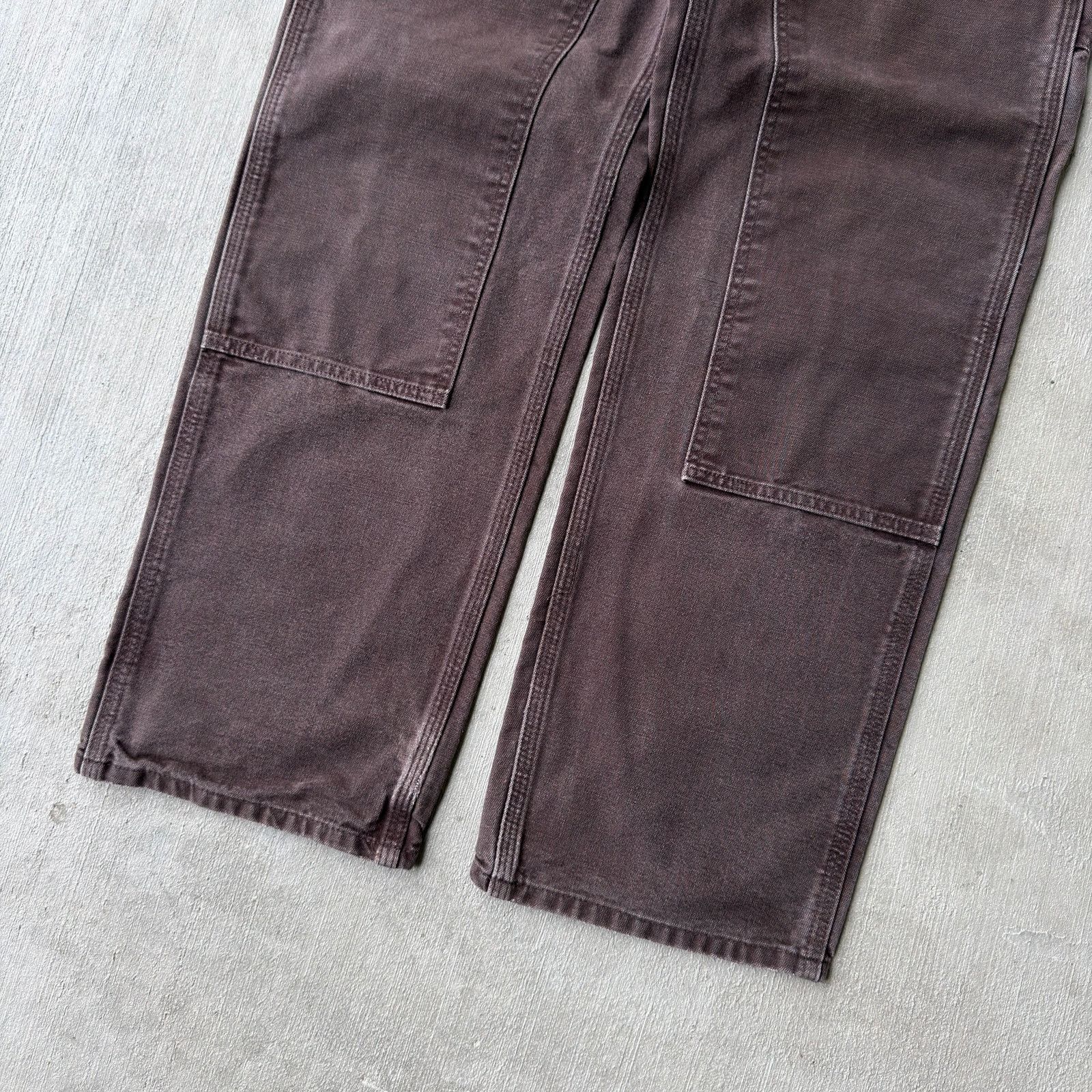 Carhartt × Vintage Carhartt DKB brown double knee work wear carpenter pants Size US 31 - 2 Thumbnail
