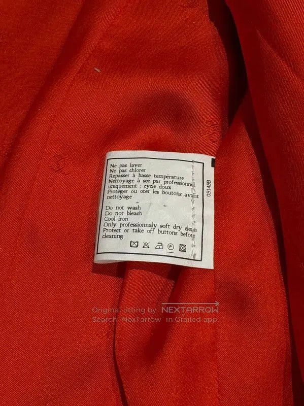 Chanel Chanel Orange Wool Tweed Women's Jacket . Size M / US 6-8 / IT 42-44 - 9 Thumbnail