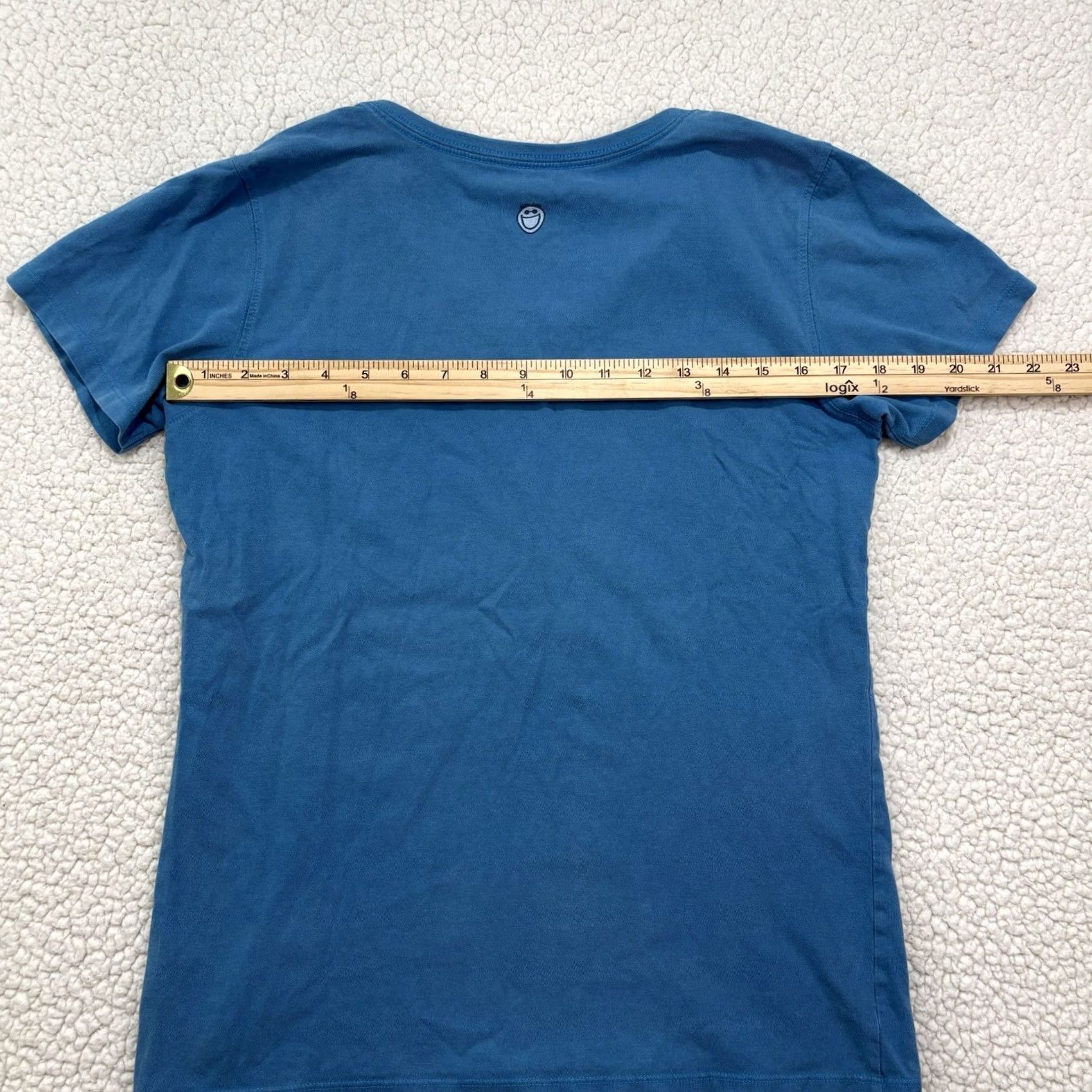 Life is Good Life is Good Shirt Womens Tee V-Neck Short Sleeve Blue M Classic Fit Size 32" / US 10 / IT 46 - 5 Thumbnail
