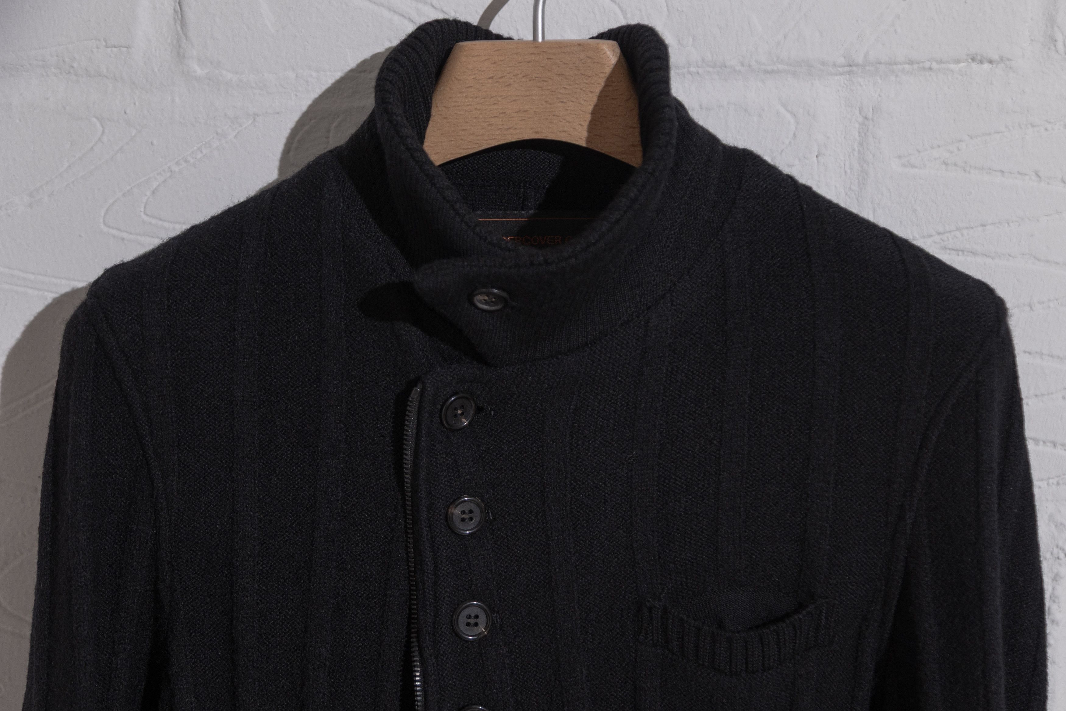 Undercover AW06/07 'But Beautiful V Guru Guru' Knit Wool Jacket, Size 3 Size US L / EU 52-54 / 3 - 18 Thumbnail