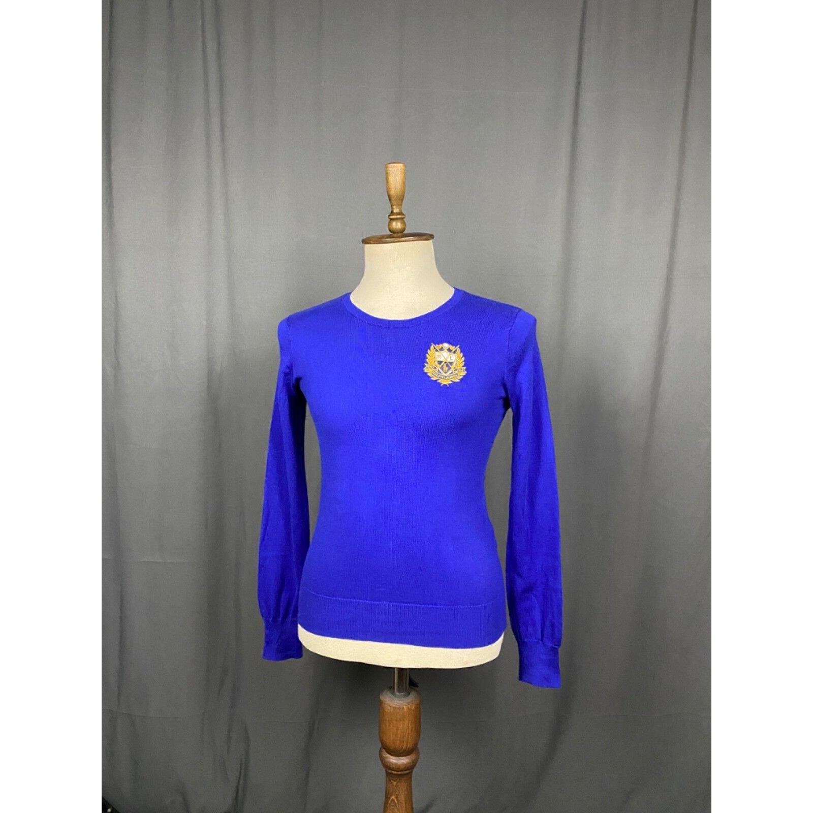 Ralph Lauren Sport MINT! Ralph Lauren Sport Big Logo Men's Blue Crewneck Sweate Size US M / EU 48-50 / 2 - 2 Thumbnail