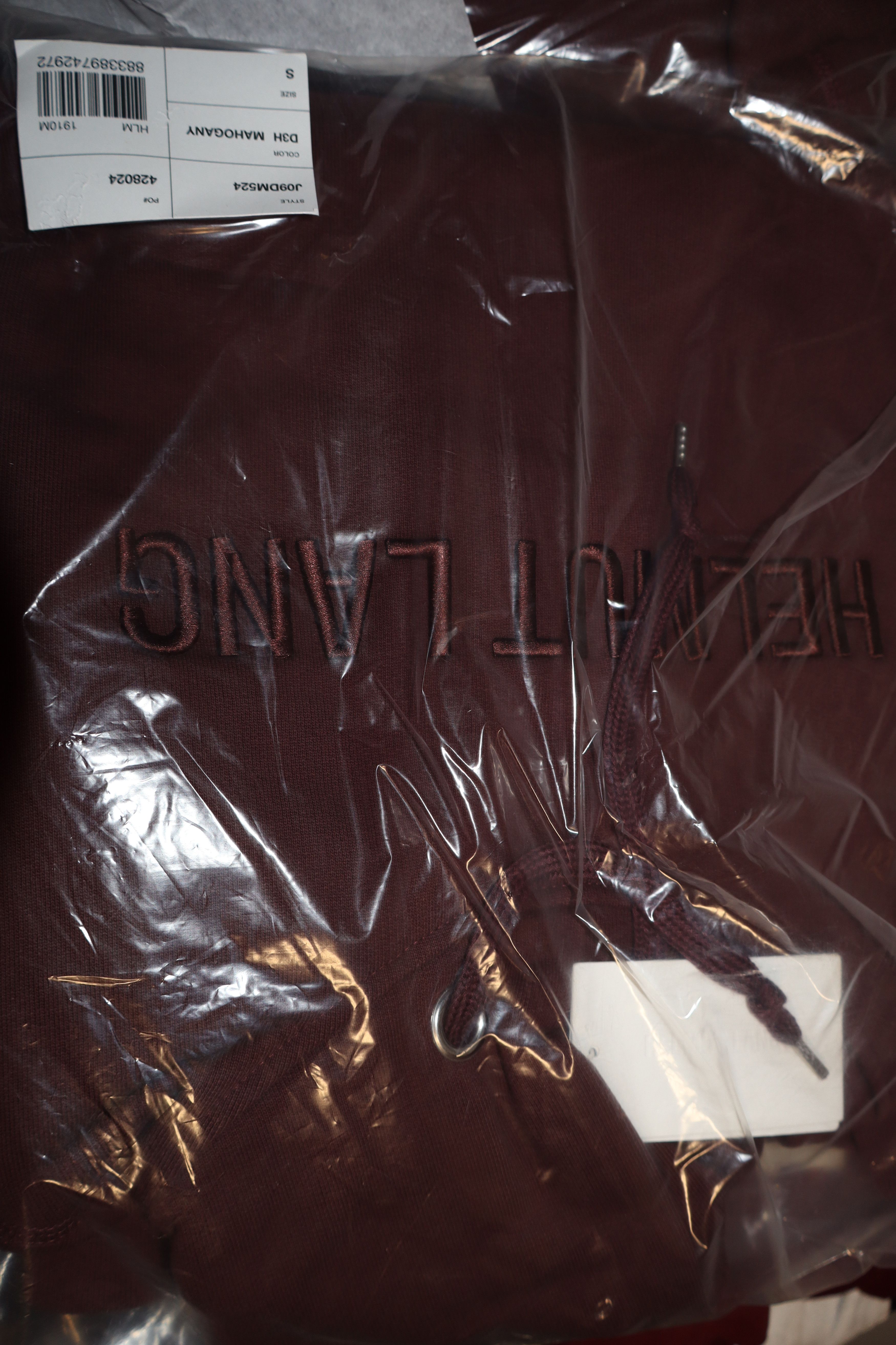 Helmut Lang Embroidered logo hoodie Size US S / EU 44-46 / 1 - 9 Thumbnail