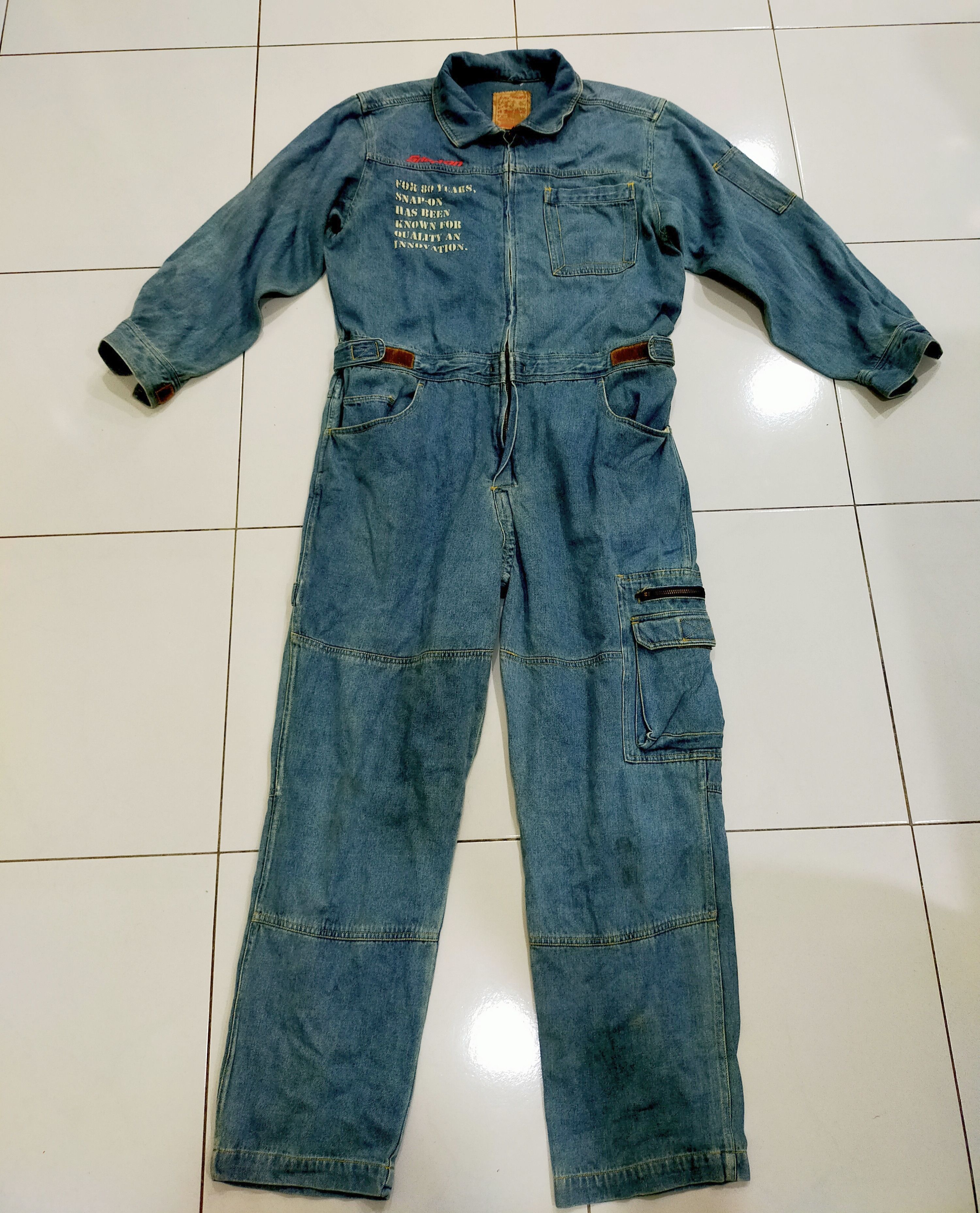 image of Ford Racing x Racing Snap On Racing Overall Denim., Men's (Size Large)