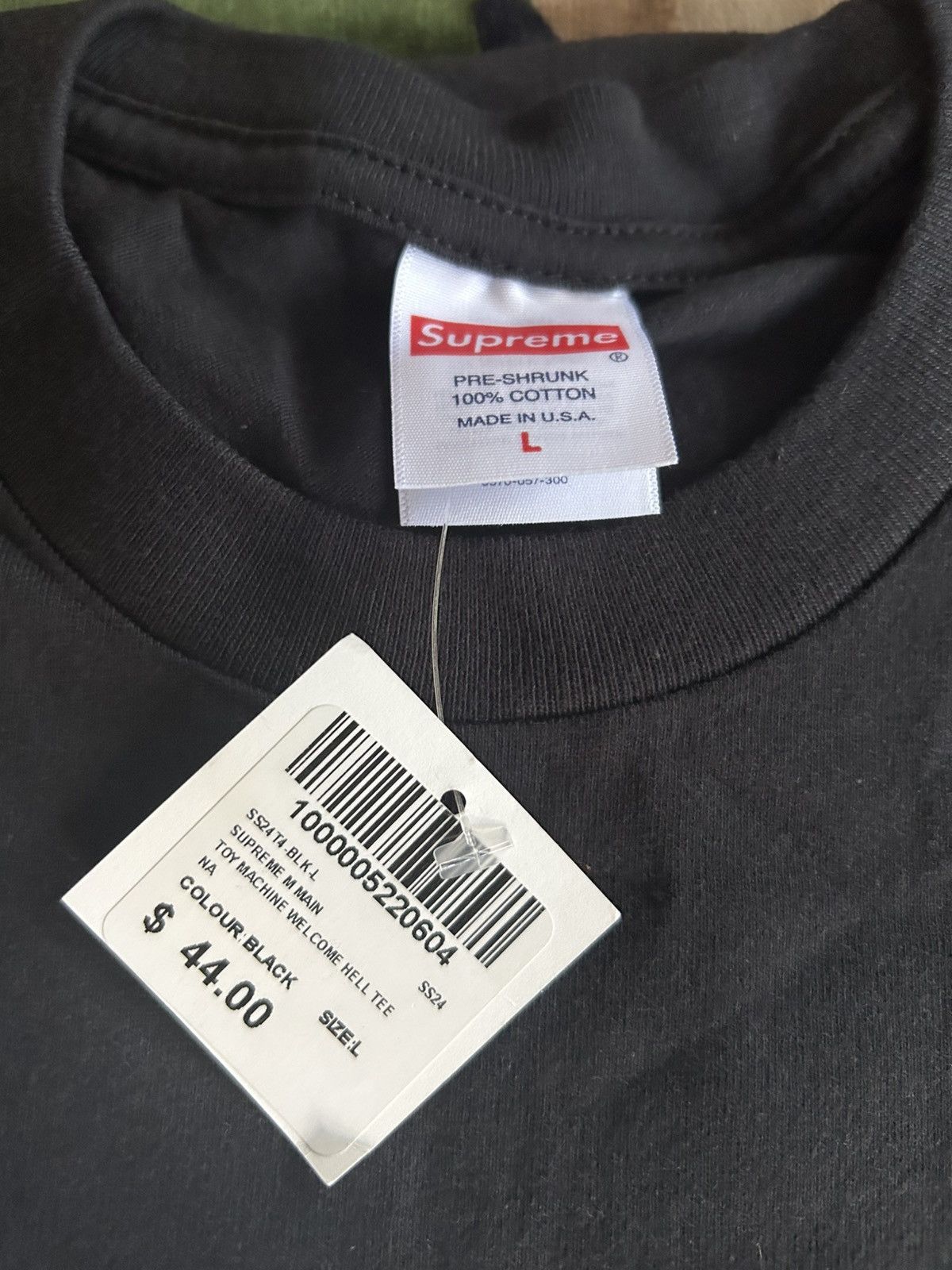 Supreme × Toy Machine Supreme Toy Machine Welcome To Hell Tee Black Large SS24 Size US L / EU 52-54 / 3 - 6 Thumbnail