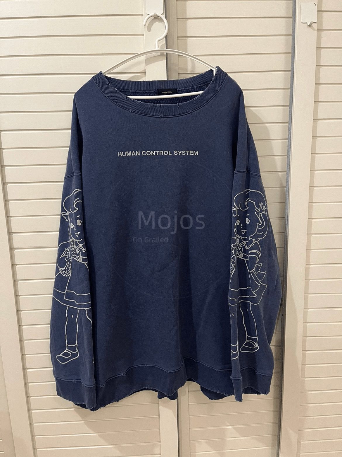 Sz 2 Undercover 17AW Oversized Human Control Sweatshirt-250